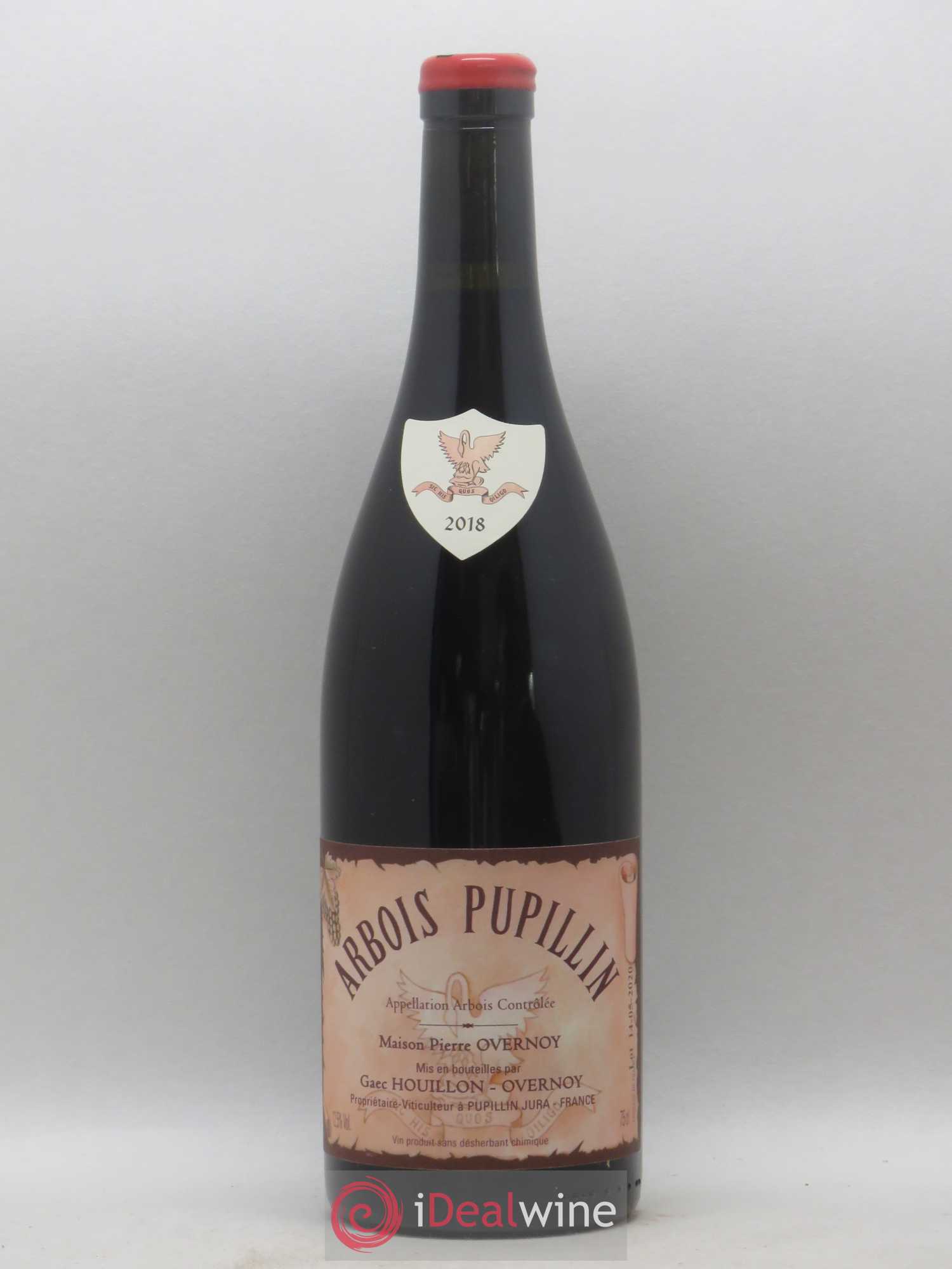 Arbois-Pupillin Poulsard (cire rouge) Overnoy-Houillon (Domaine) 2018 - Lot de 1 bouteille - 0