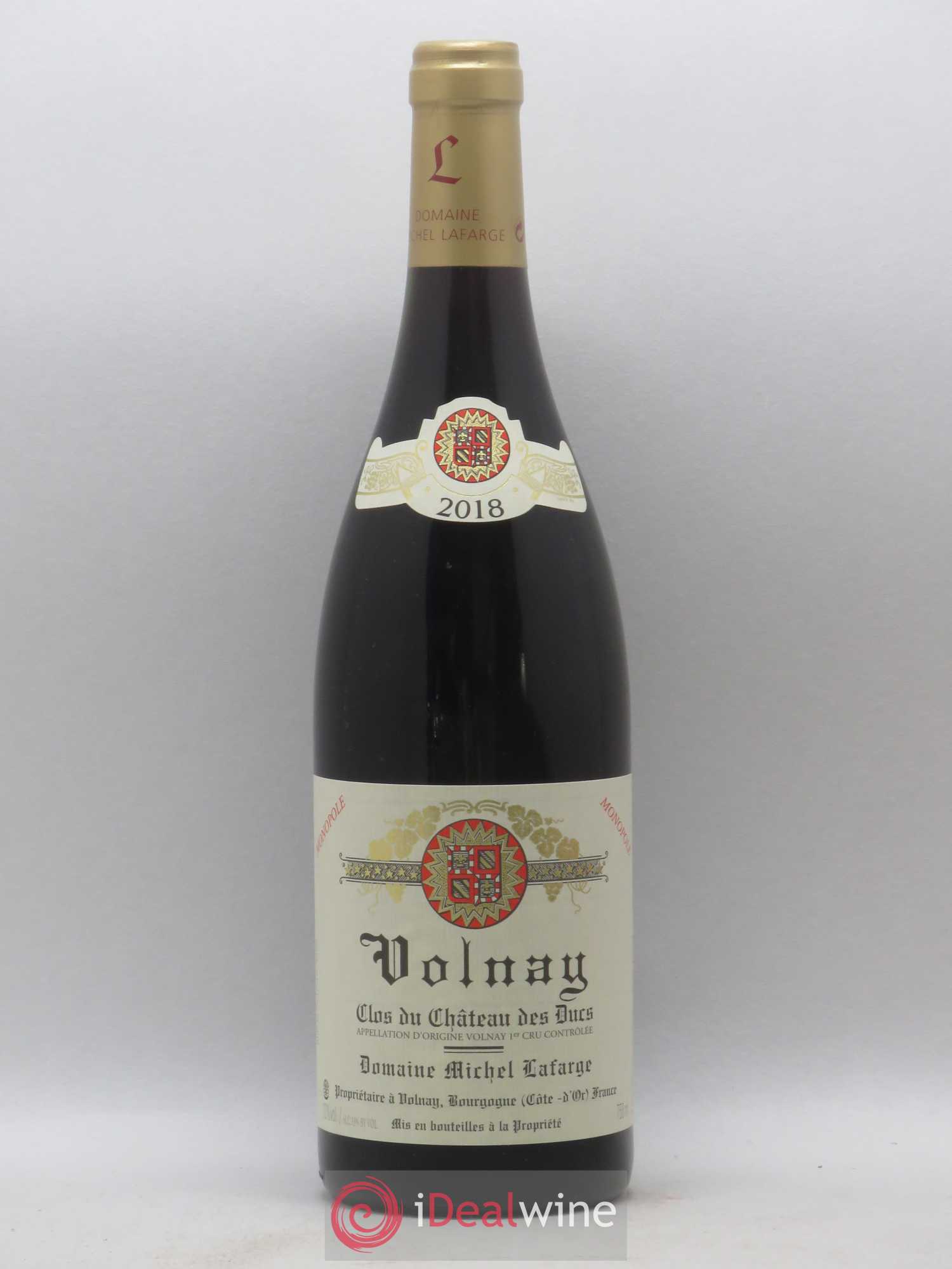 Volnay 1er Cru Clos du Château des Ducs Lafarge (Domaine) 2018 - Lot de 1 bouteille - 0