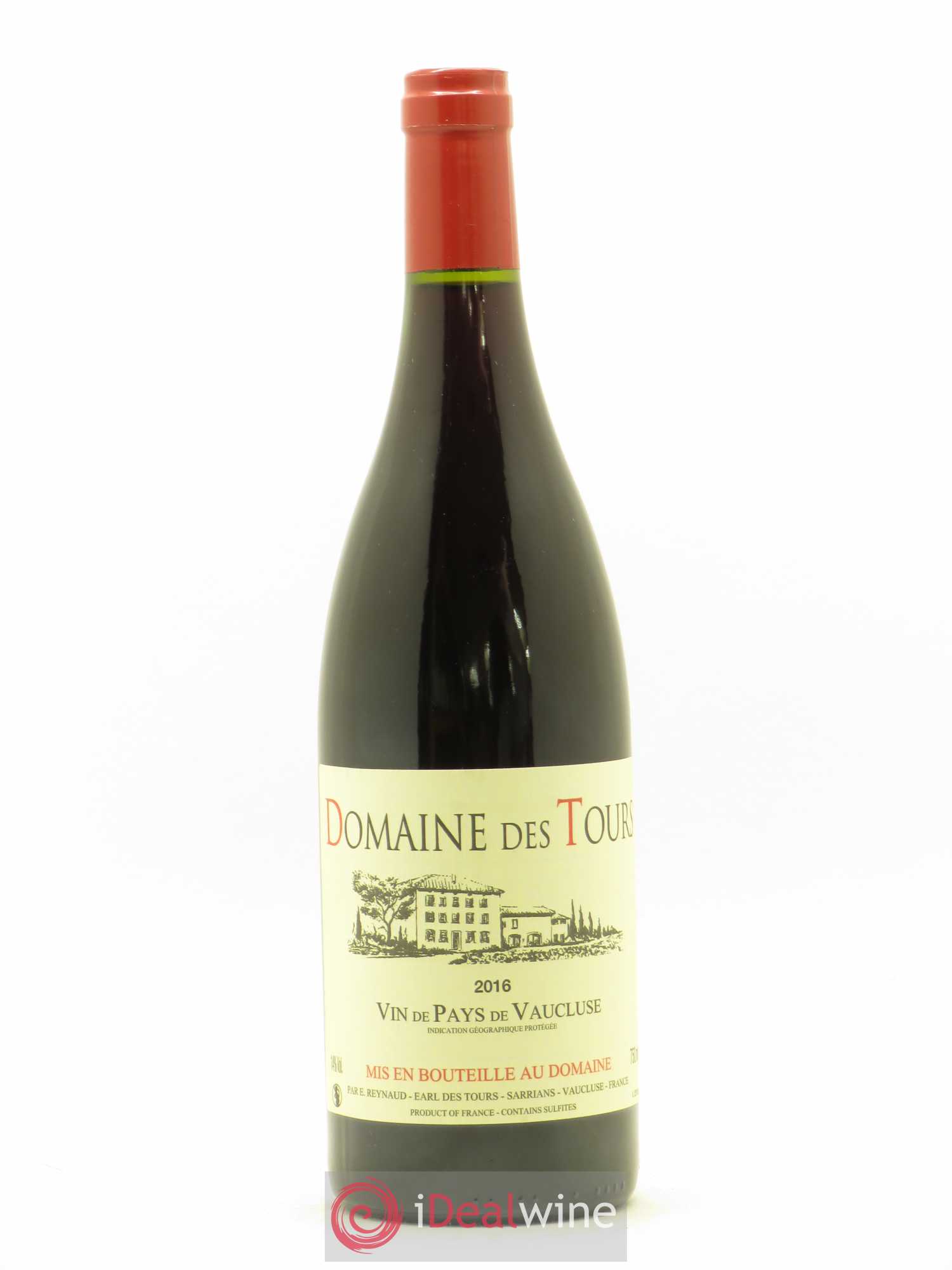 Vaucluse (Vin de Pays de Vaucluse) Domaine des Tours Emmanuel Reynaud 2016 - Lot de 1 bouteille - 0