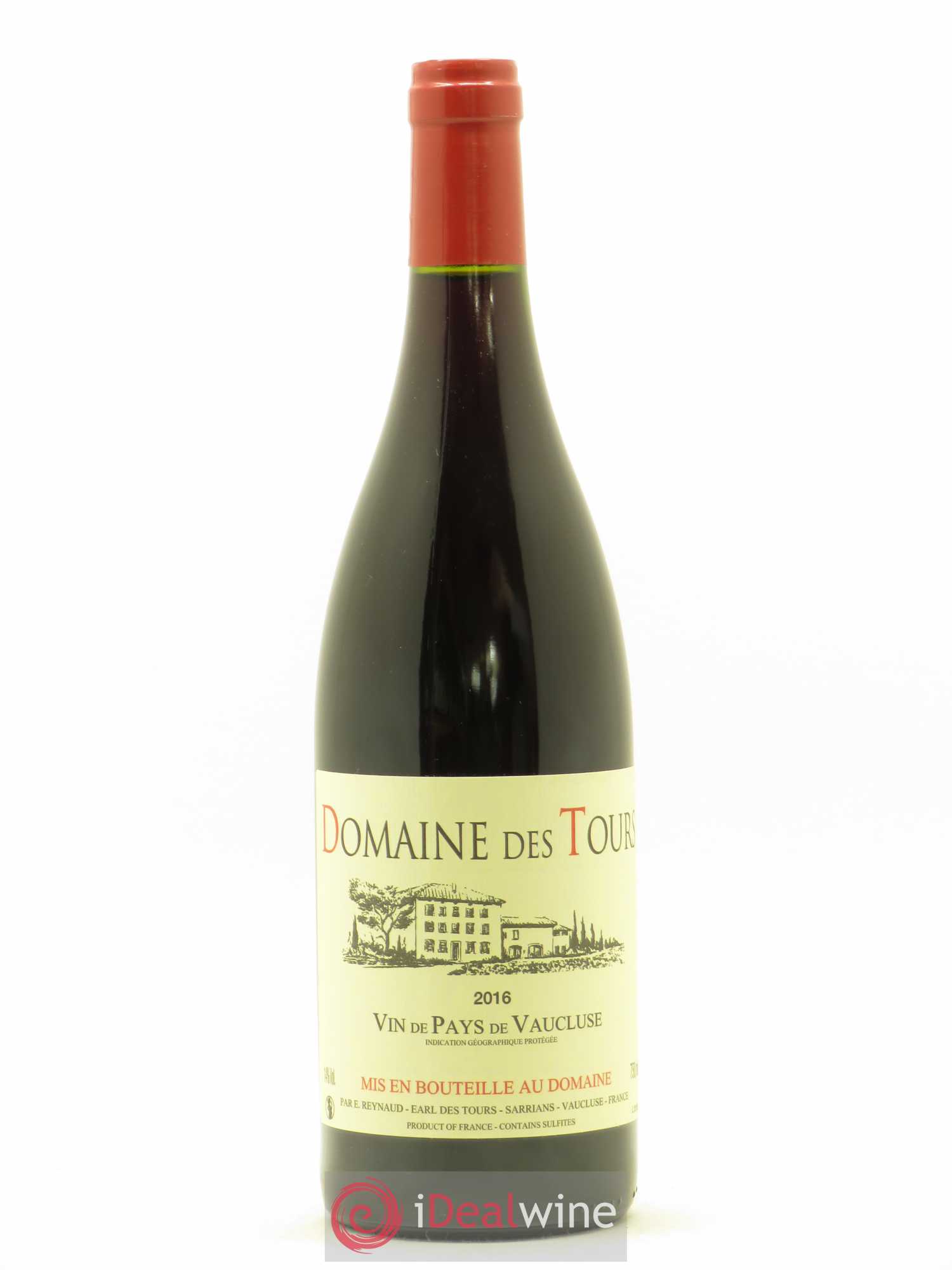 Vaucluse (Vin de Pays de Vaucluse) Domaine des Tours Emmanuel Reynaud 2016 - Lot de 1 bouteille - 0