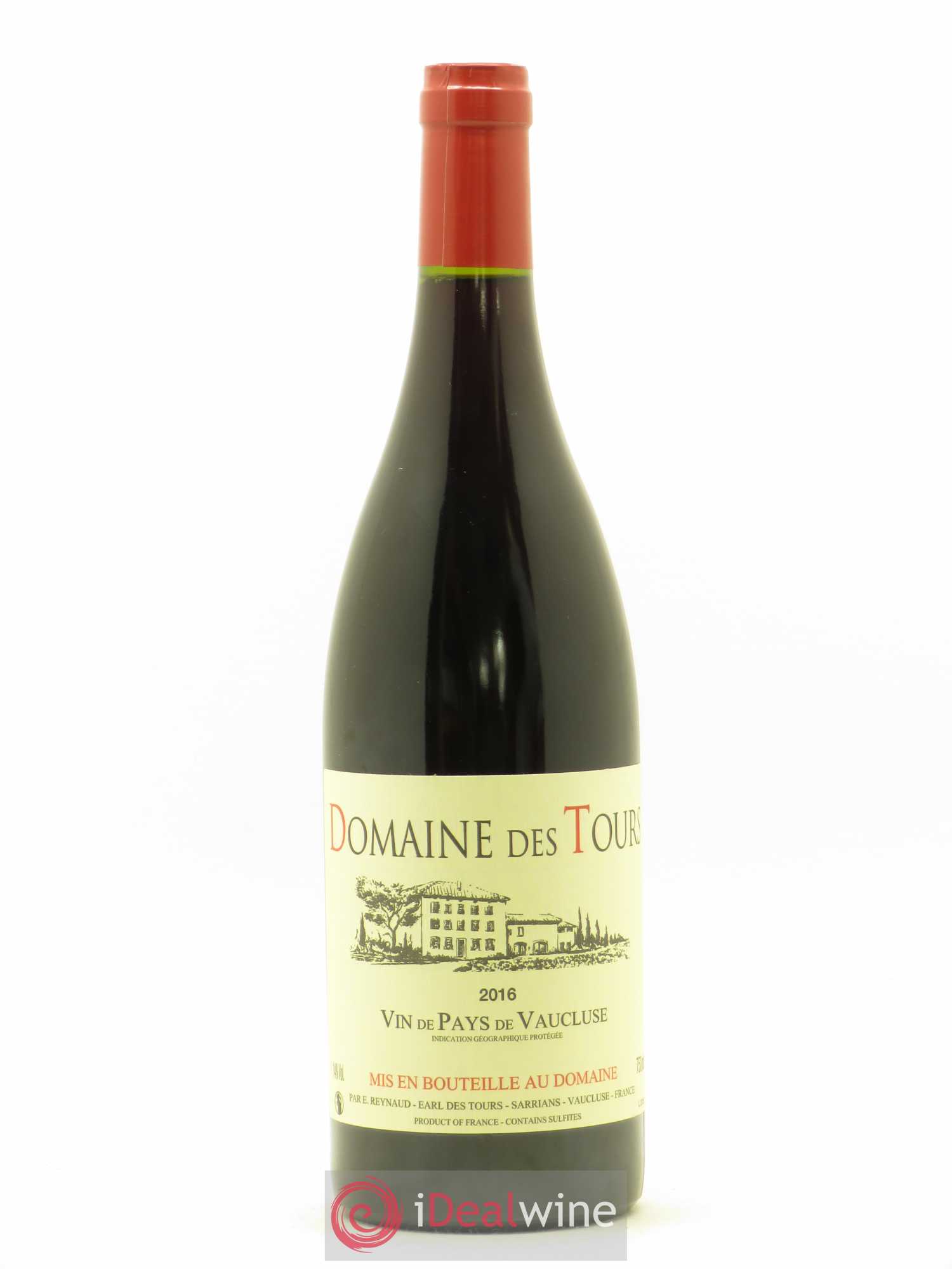 Vaucluse (Vin de Pays de Vaucluse) Domaine des Tours Emmanuel Reynaud 2016 - Lot de 1 bouteille - 0