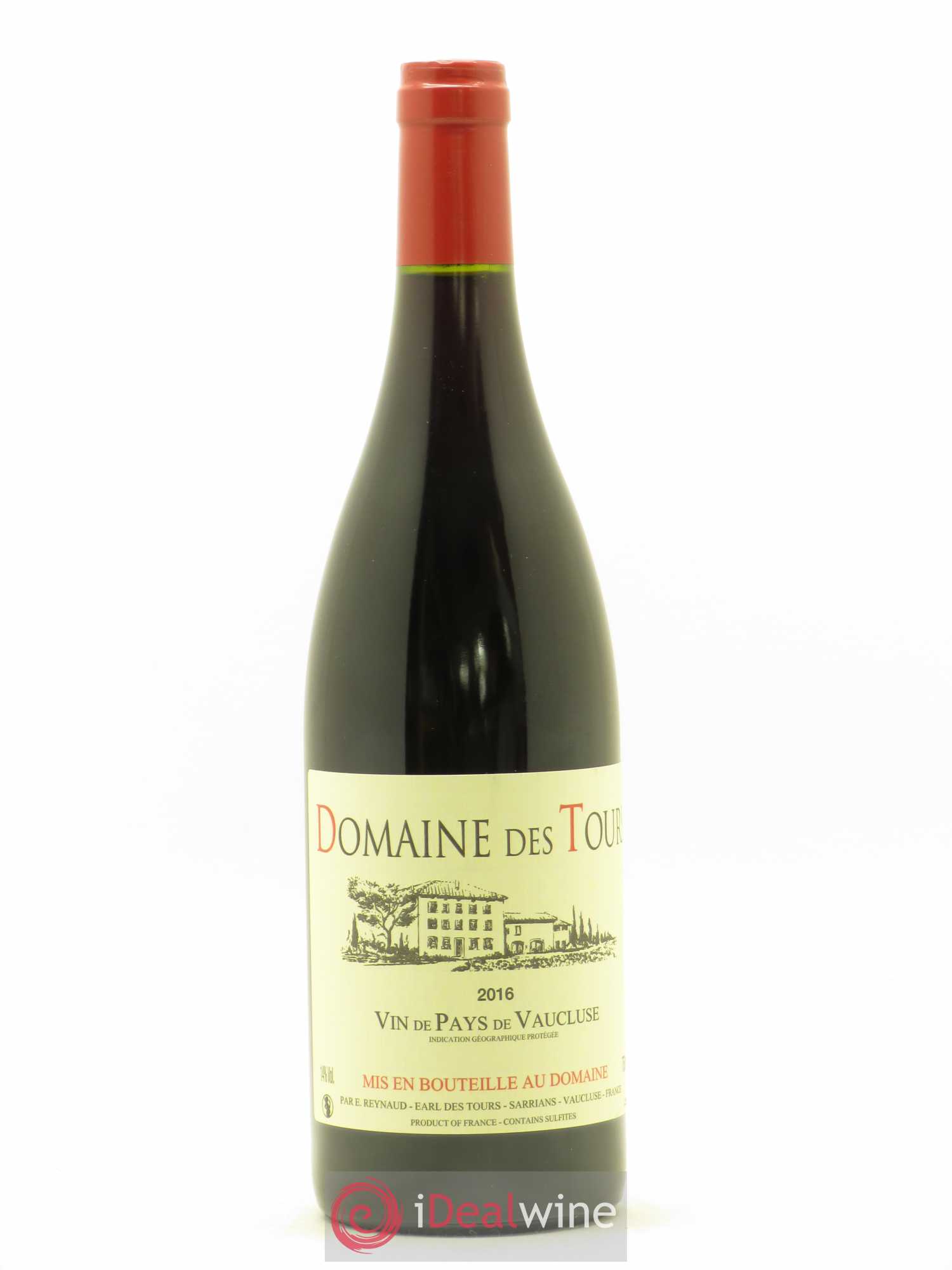 Vaucluse (Vin de Pays de Vaucluse) Domaine des Tours Emmanuel Reynaud 2016 - Lot de 1 bouteille - 0