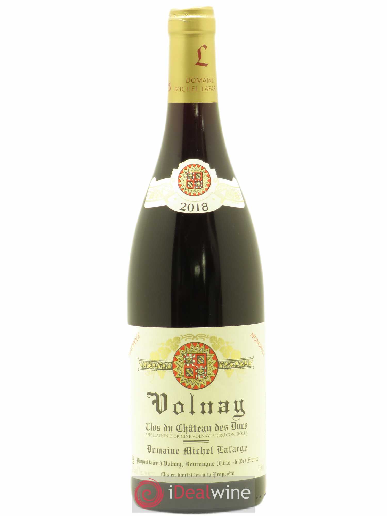 Volnay 1er Cru Clos du Château des Ducs Lafarge (Domaine) 2018 - Lot de 1 bouteille - 0