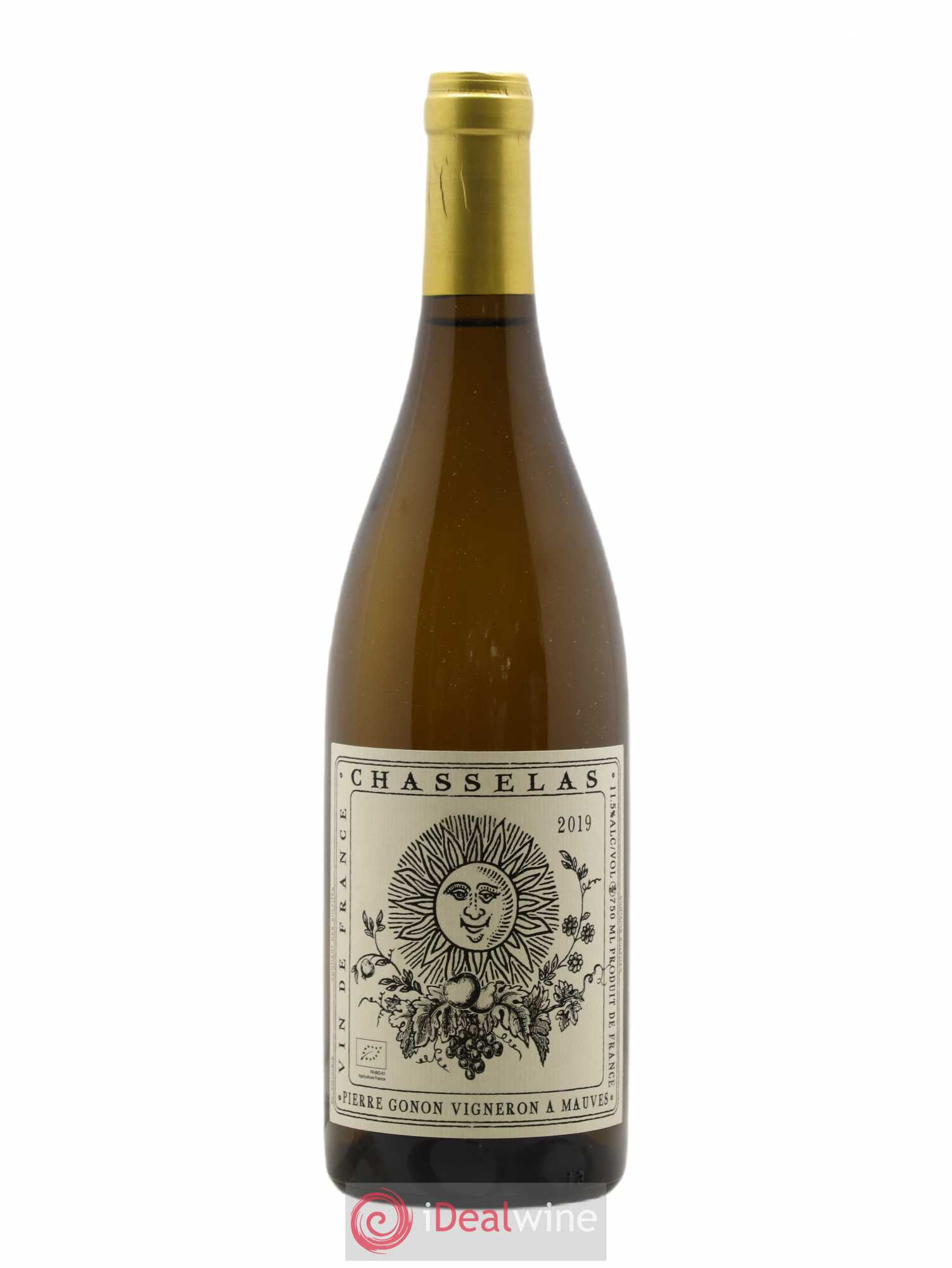 Vin de France Chasselas Gonon (Domaine) 2019 - Lot de 1 bouteille - 0