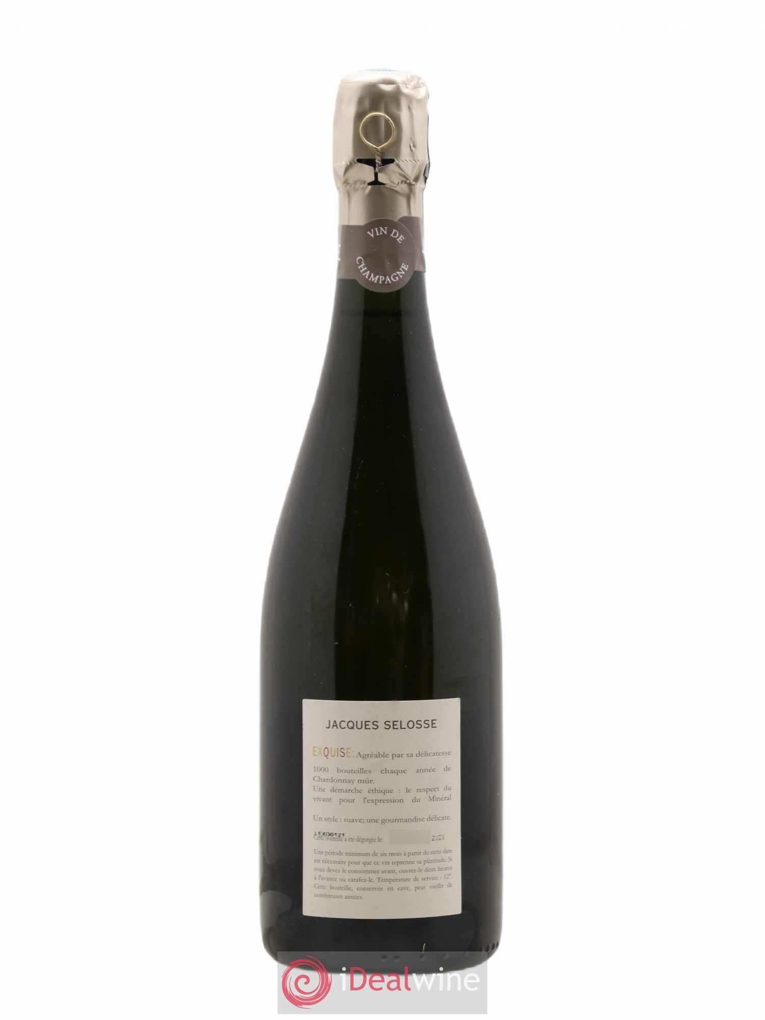 Exquise NV Jacques Selosse - Lot de 1 bouteille - 1