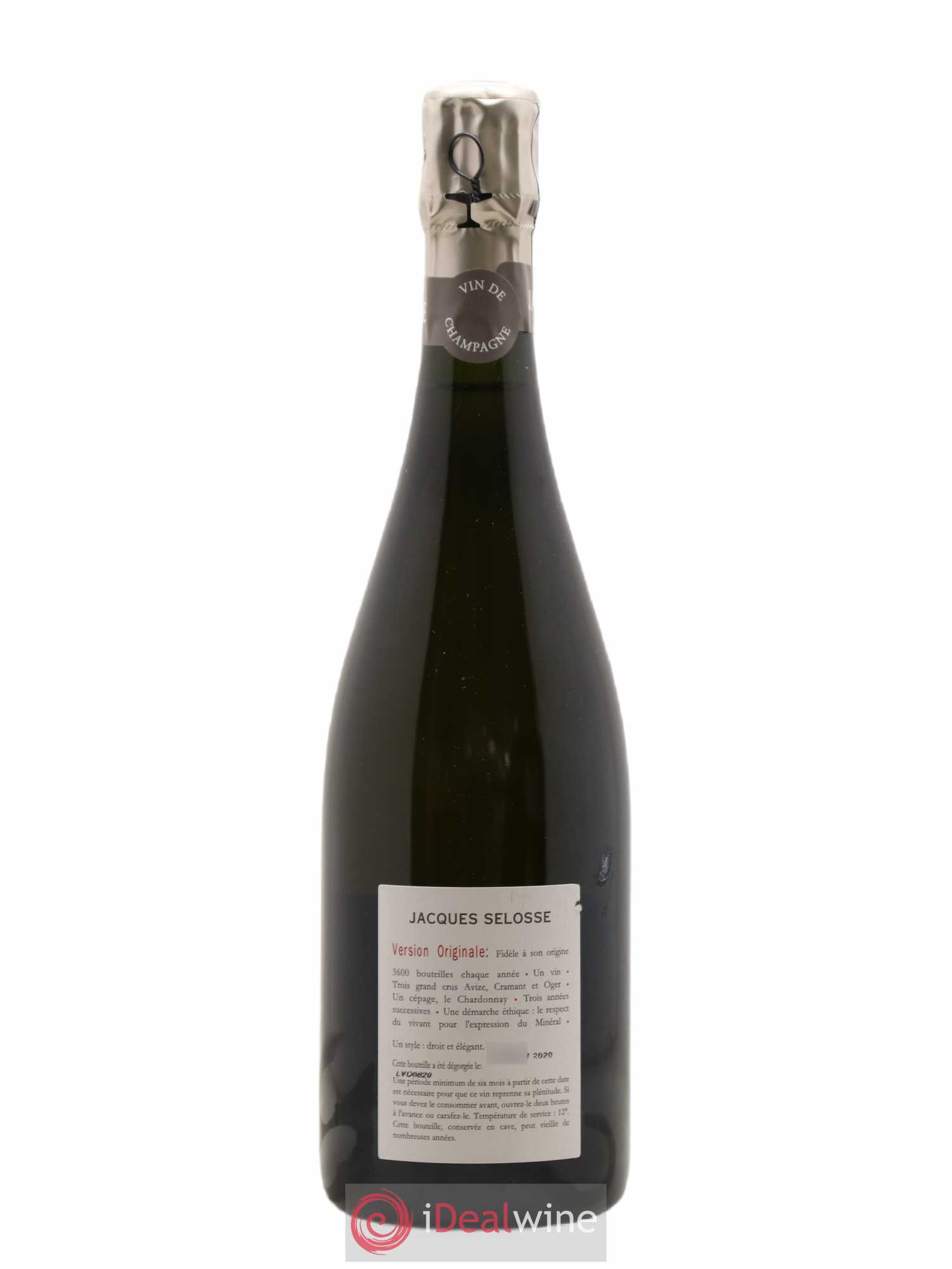 Version Originale Jacques Selosse - Lot de 1 bouteille - 1