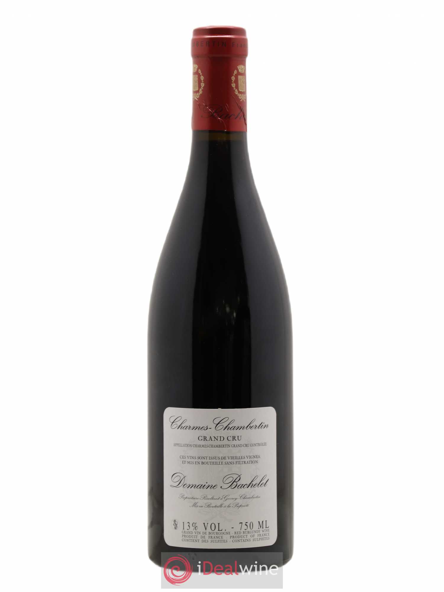 Charmes-Chambertin Grand Cru Vieilles Vignes Denis Bachelet (Domaine) 2016 - Lot de 1 bouteille - 1