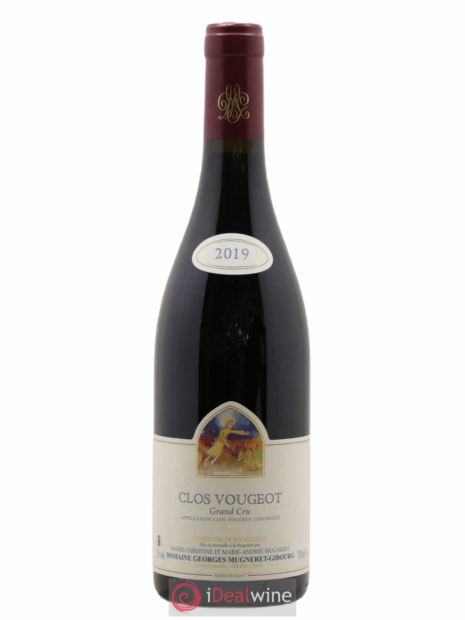 Clos de Vougeot Grand Cru Mugneret-Gibourg (Domaine) 2019 - Lot de 1 bouteille - 0