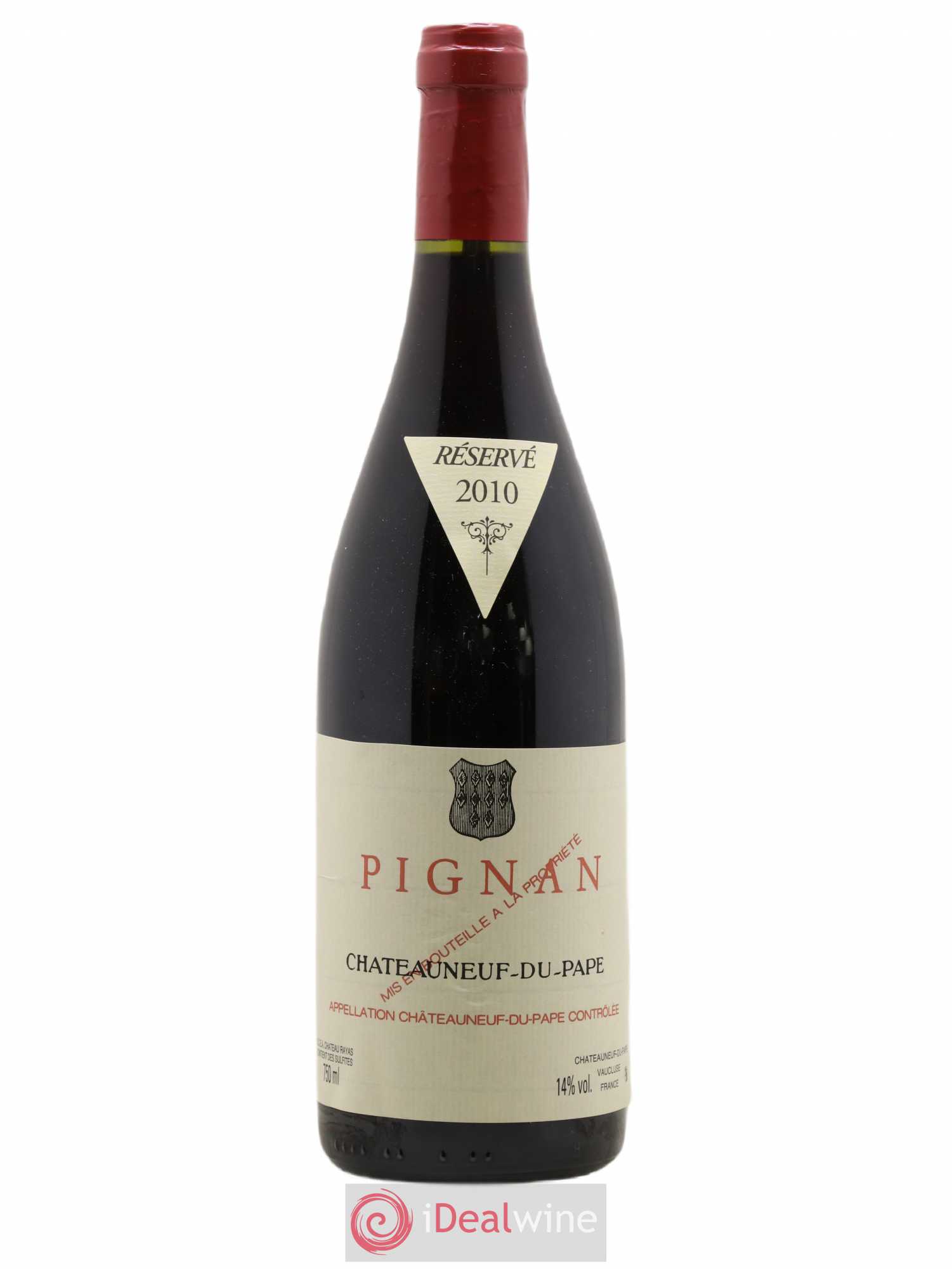 Châteauneuf-du-Pape Pignan Emmanuel Reynaud 2010 - Lot de 1 bouteille - 0