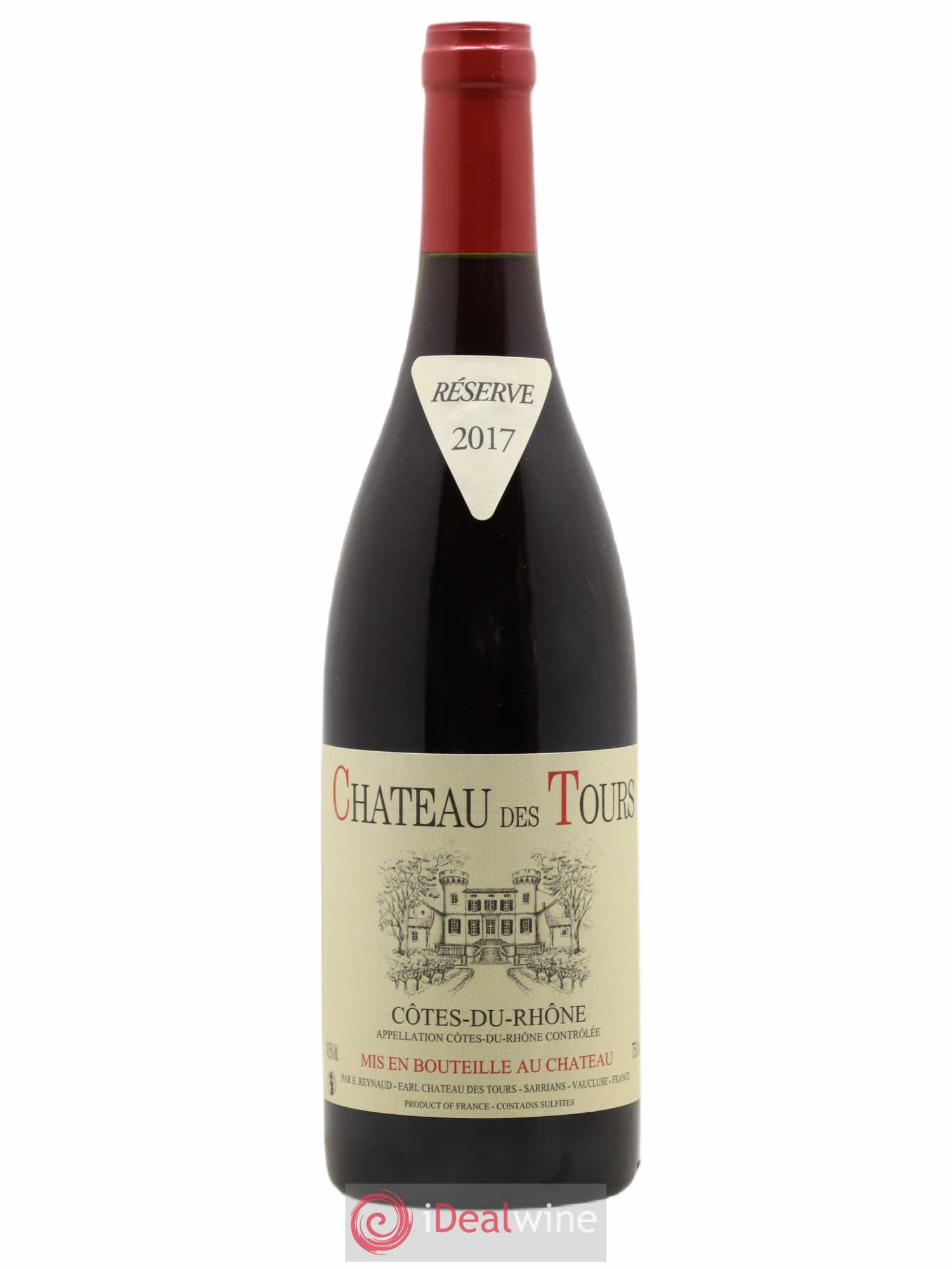Côtes-du-Rhône Château des Tours Emmanuel Reynaud 2017 - Lot de 1 bouteille - 0