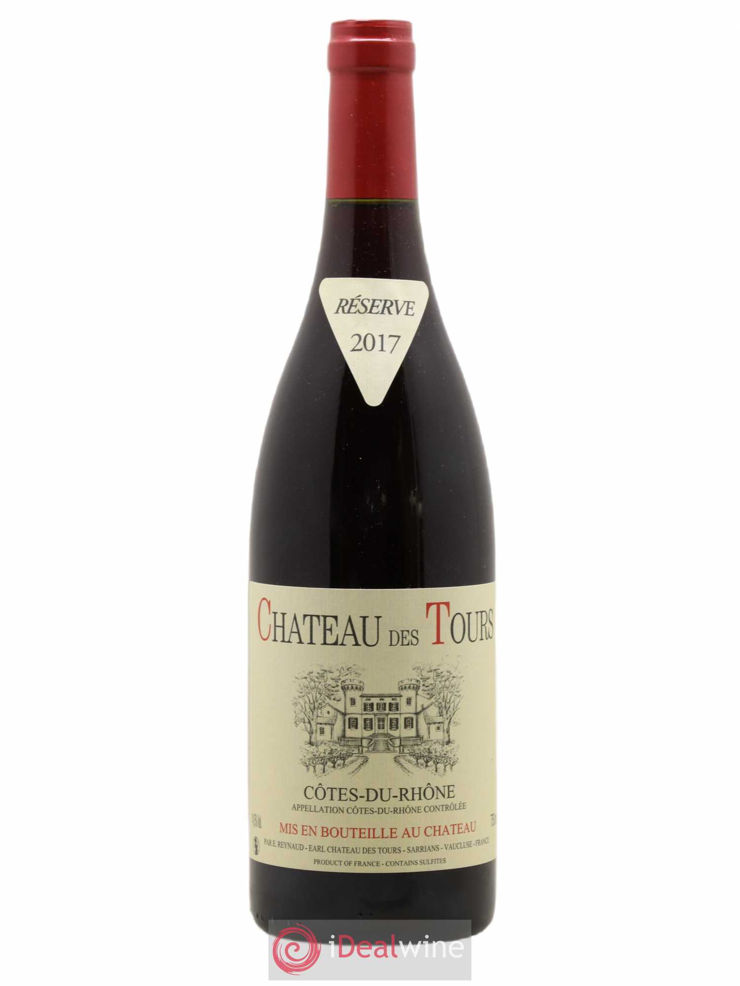 Côtes-du-Rhône Château des Tours Emmanuel Reynaud 2017 - Lot de 1 bouteille - 0