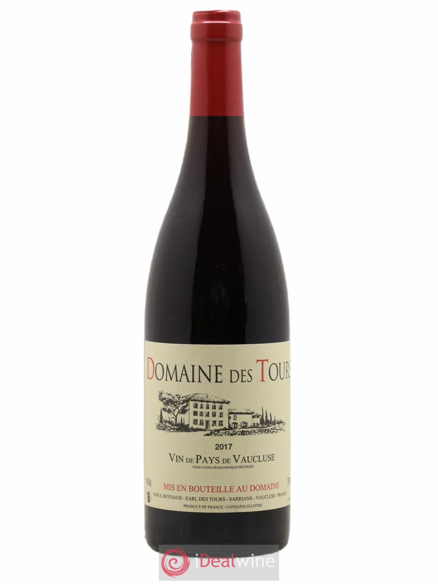 Vaucluse (Vin de Pays de Vaucluse) Domaine des Tours Emmanuel Reynaud 2017 - Lot de 1 bouteille - 0