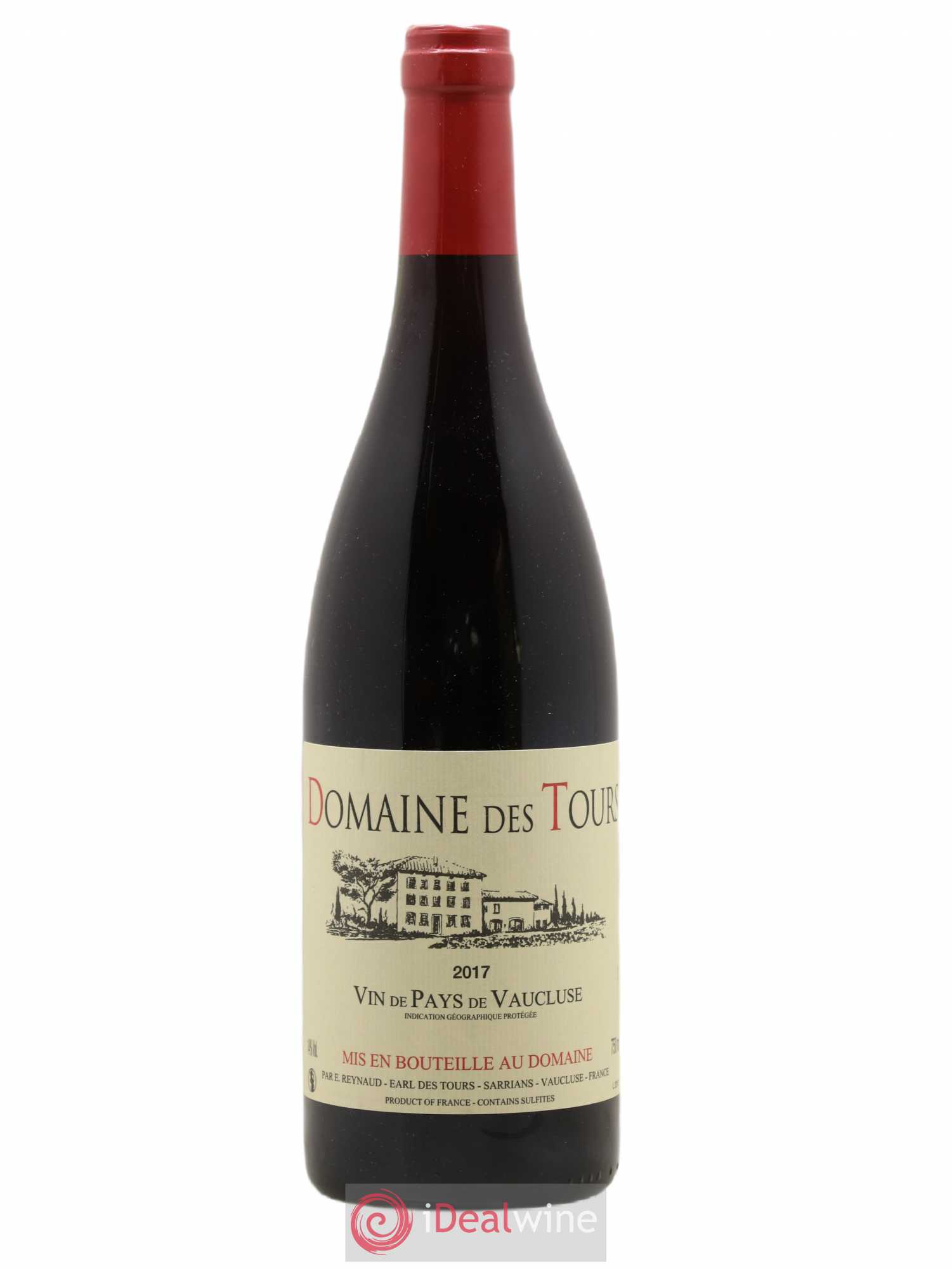 Vaucluse (Vin de Pays de Vaucluse) Domaine des Tours Emmanuel Reynaud 2017 - Lot de 1 bouteille - 0
