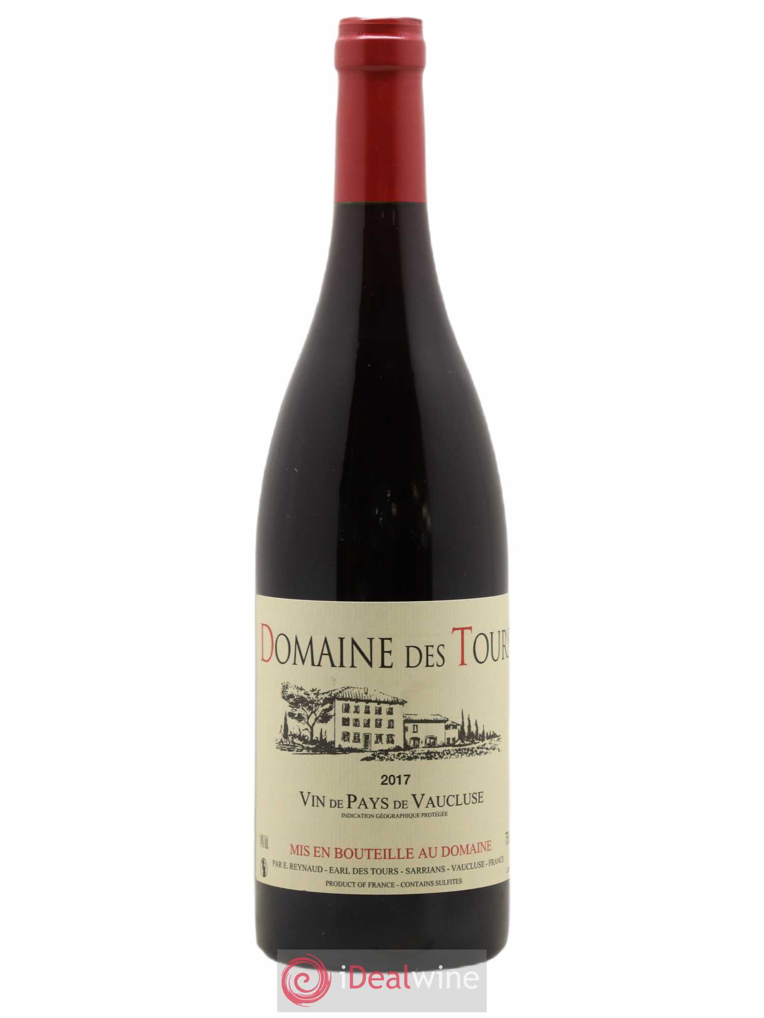 Vaucluse (Vin de Pays de Vaucluse) Domaine des Tours Emmanuel Reynaud 2017 - Lot de 1 bouteille - 0
