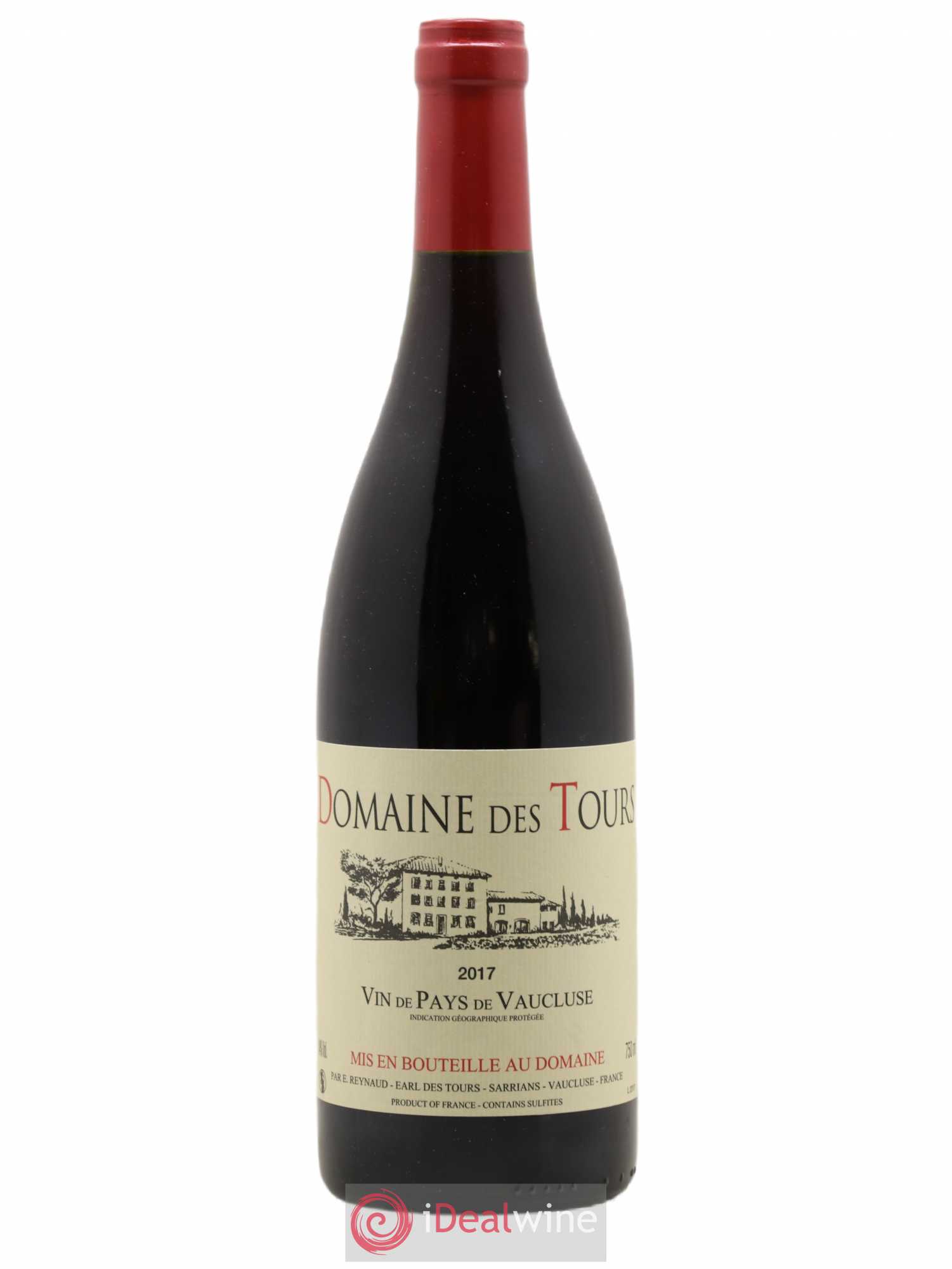 Vaucluse (Vin de Pays de Vaucluse) Domaine des Tours Emmanuel Reynaud 2017 - Lot de 1 bouteille - 0
