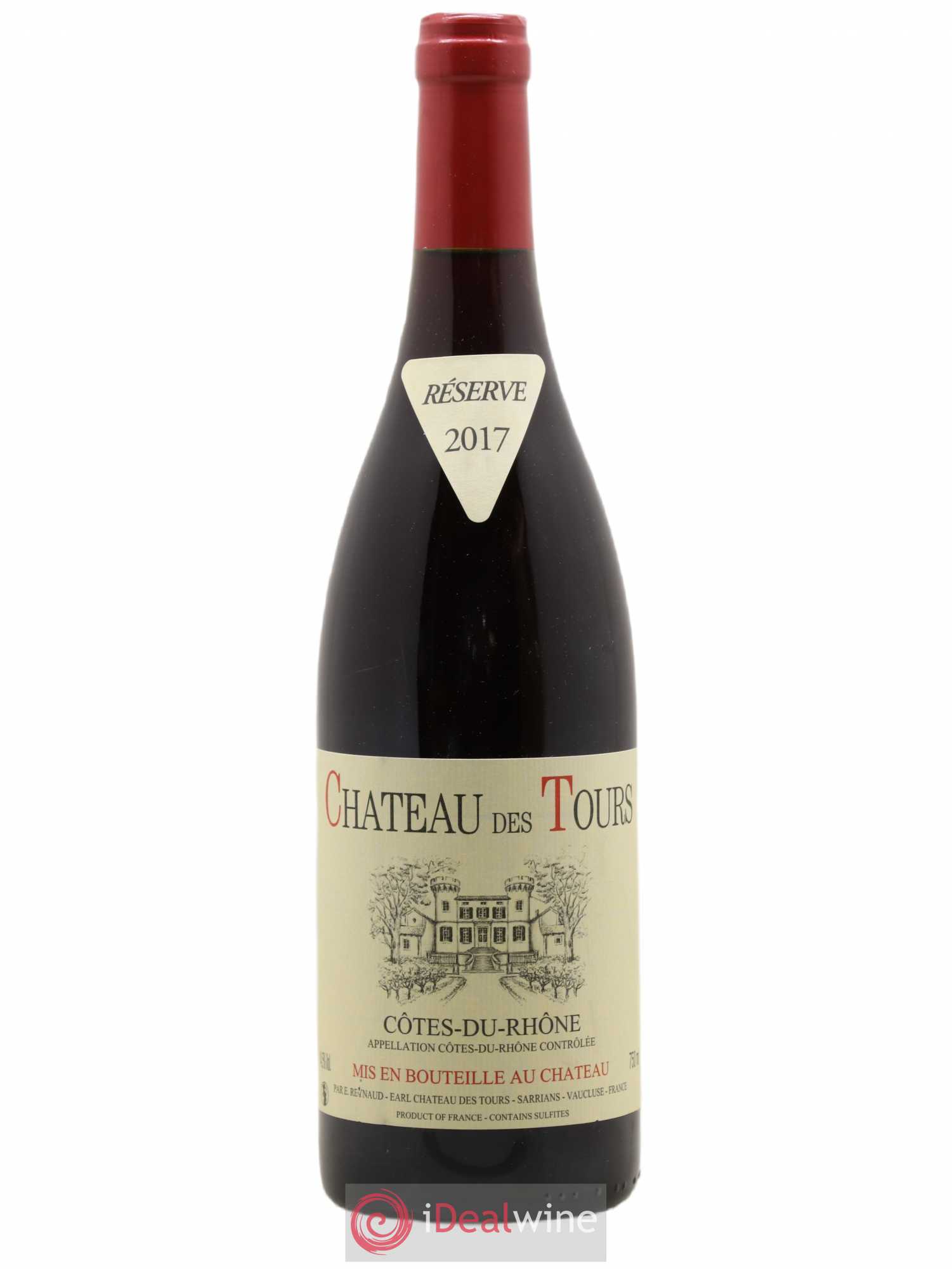Côtes-du-Rhône Château des Tours Emmanuel Reynaud 2017 - Lot de 1 bouteille - 0
