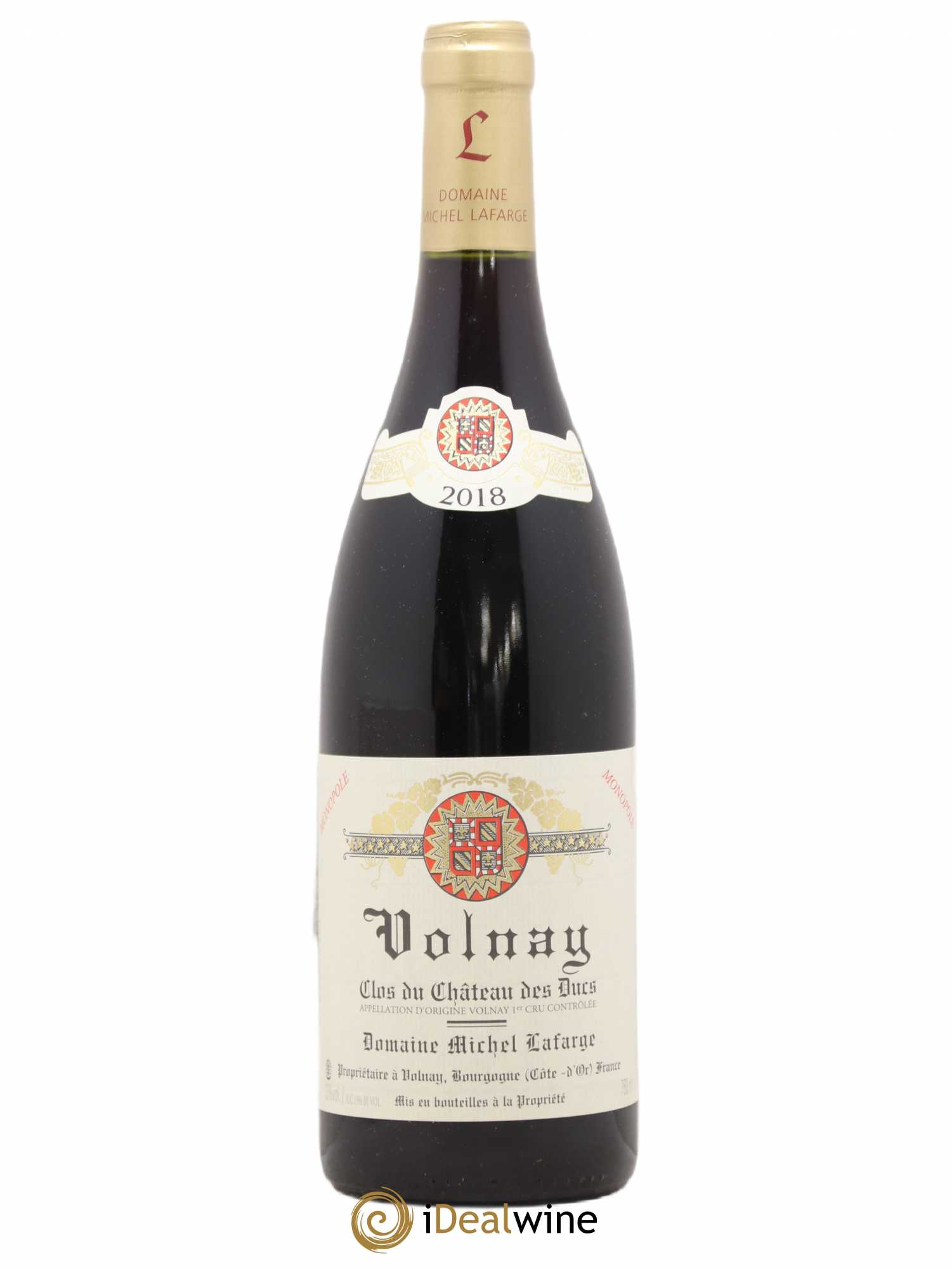 Volnay 1er Cru Clos du Château des Ducs Lafarge (Domaine) 2018 - Lot de 1 bouteille - 0