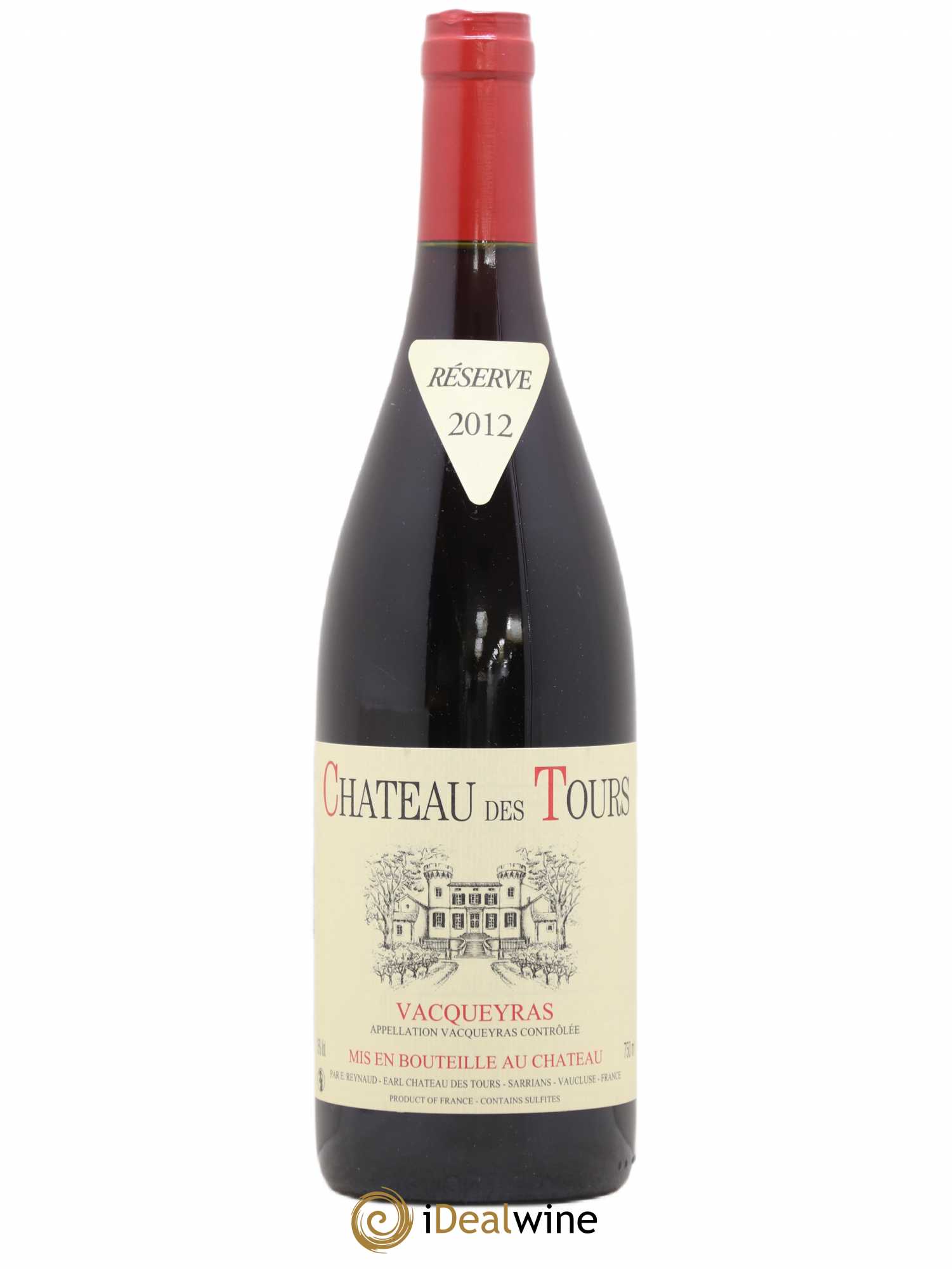 Vacqueyras Château des Tours Emmanuel Reynaud 2012 - Lot de 1 bouteille - 0