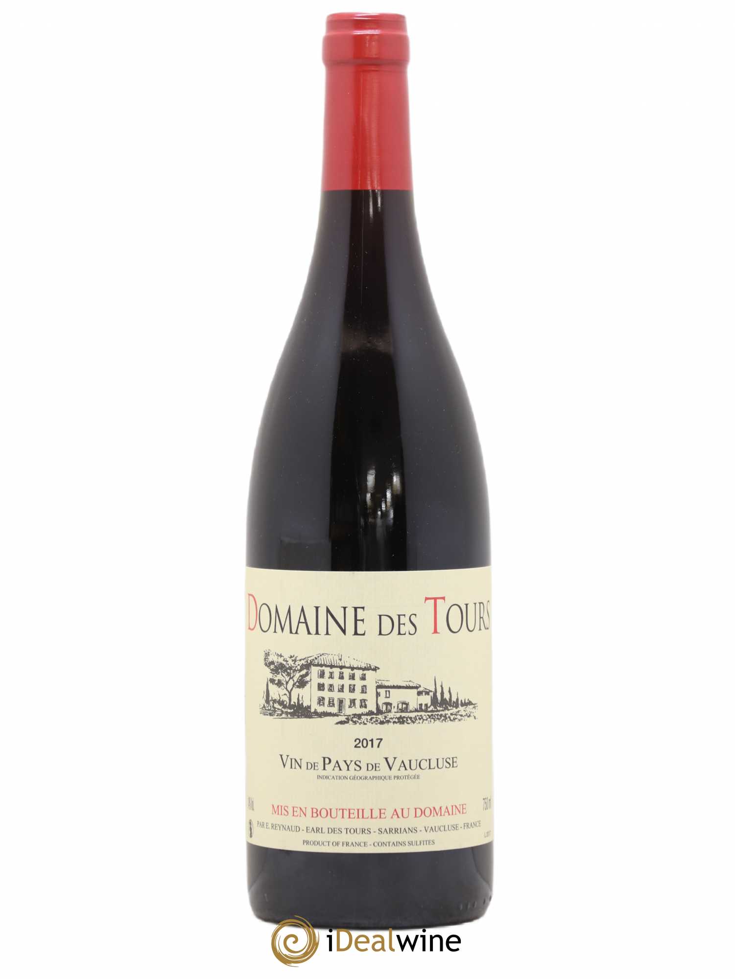 Vaucluse (Vin de Pays de Vaucluse) Domaine des Tours Emmanuel Reynaud 2017 - Lot de 1 bouteille - 0
