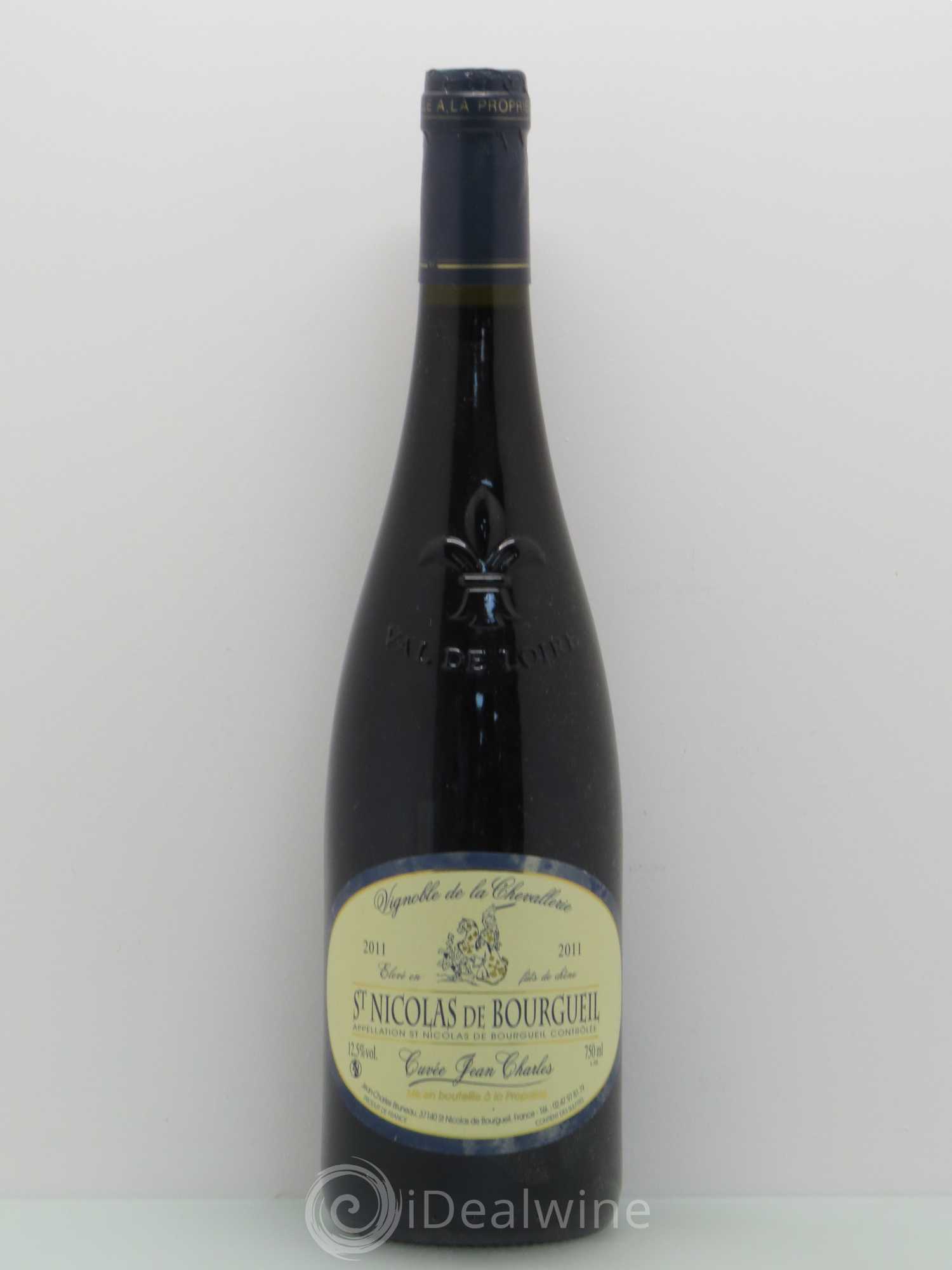 Saint-Nicolas de Bourgueil Vignoble de la Chevalerie Cuvée Jean Charles 2011 - Posten von 1 Flasche - 0