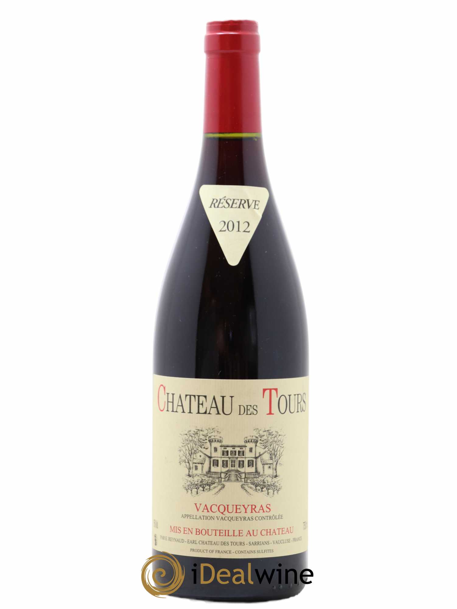 Vacqueyras Château des Tours Emmanuel Reynaud 2012 - Lot de 1 bouteille - 0