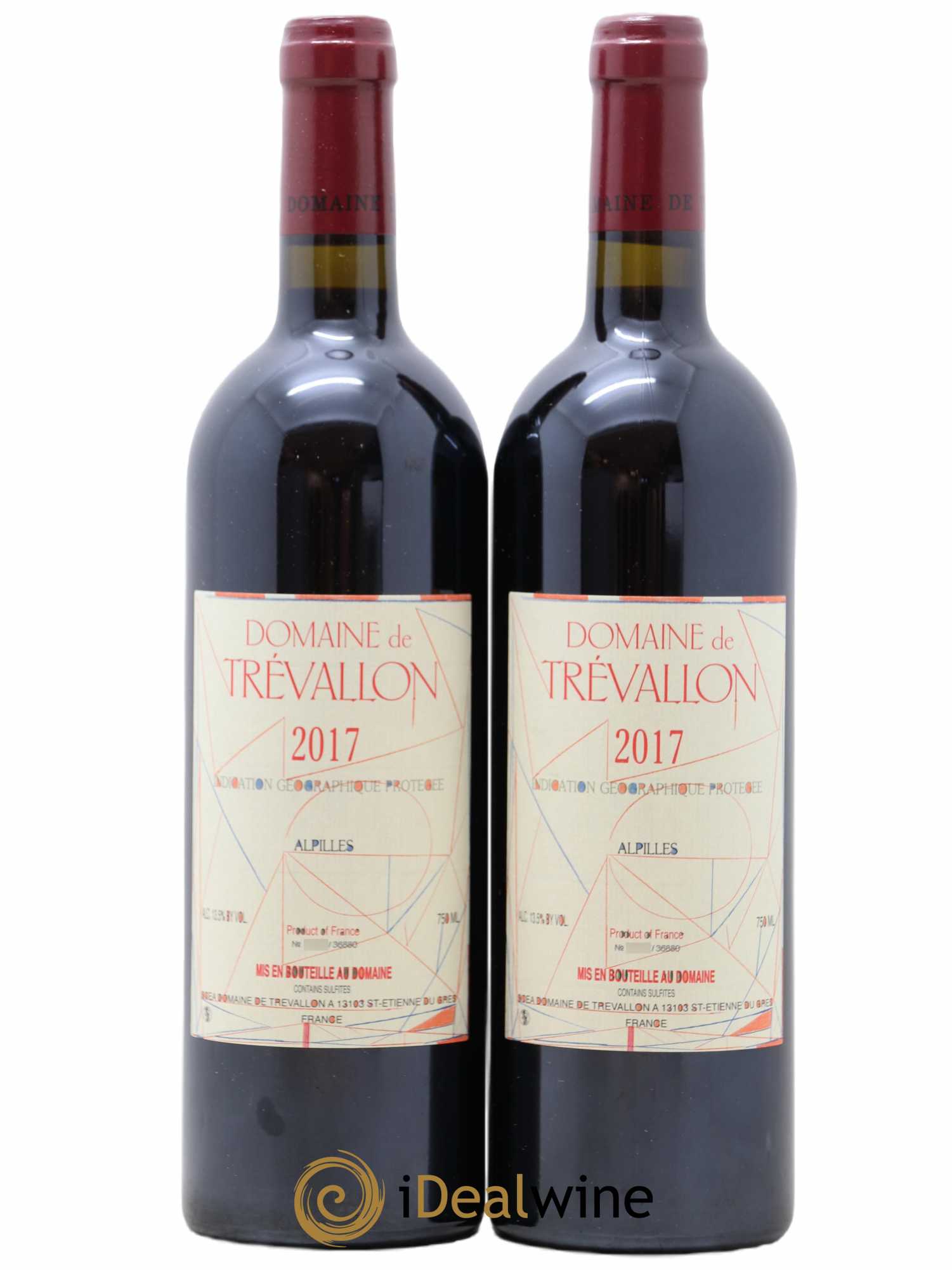 Alpilles Trévallon (Domaine de) Eloi Dürrbach 2017 - Lot de 2 bouteilles - 0