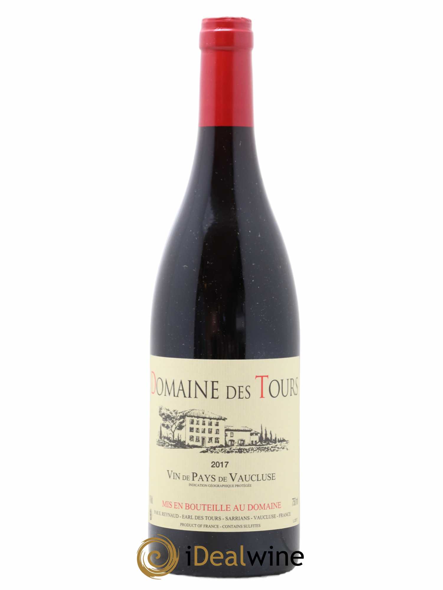 Vaucluse (Vin de Pays de Vaucluse) Domaine des Tours Emmanuel Reynaud 2017 - Lot de 1 bouteille - 0