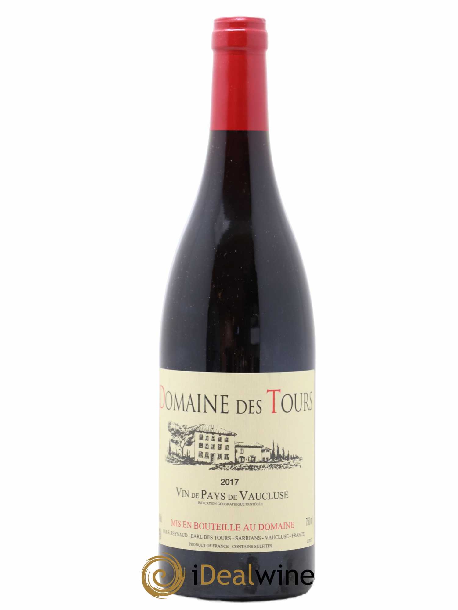 Vaucluse (Vin de Pays de Vaucluse) Domaine des Tours Emmanuel Reynaud 2017 - Lot de 1 bouteille - 0