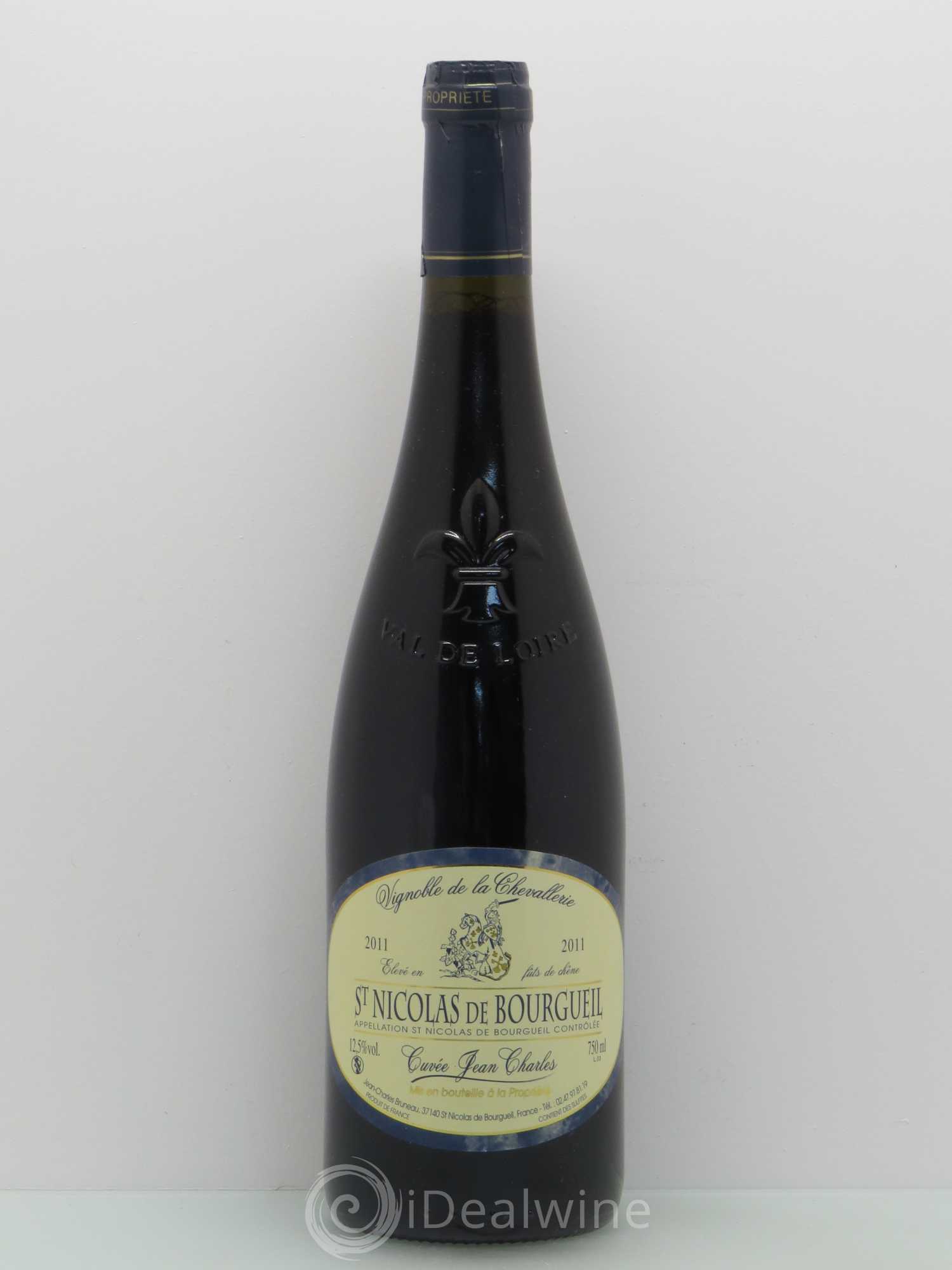 Saint-Nicolas de Bourgueil Vignoble de la Chevalerie Cuvée Jean Charles 2011 - Posten von 1 Flasche - 0