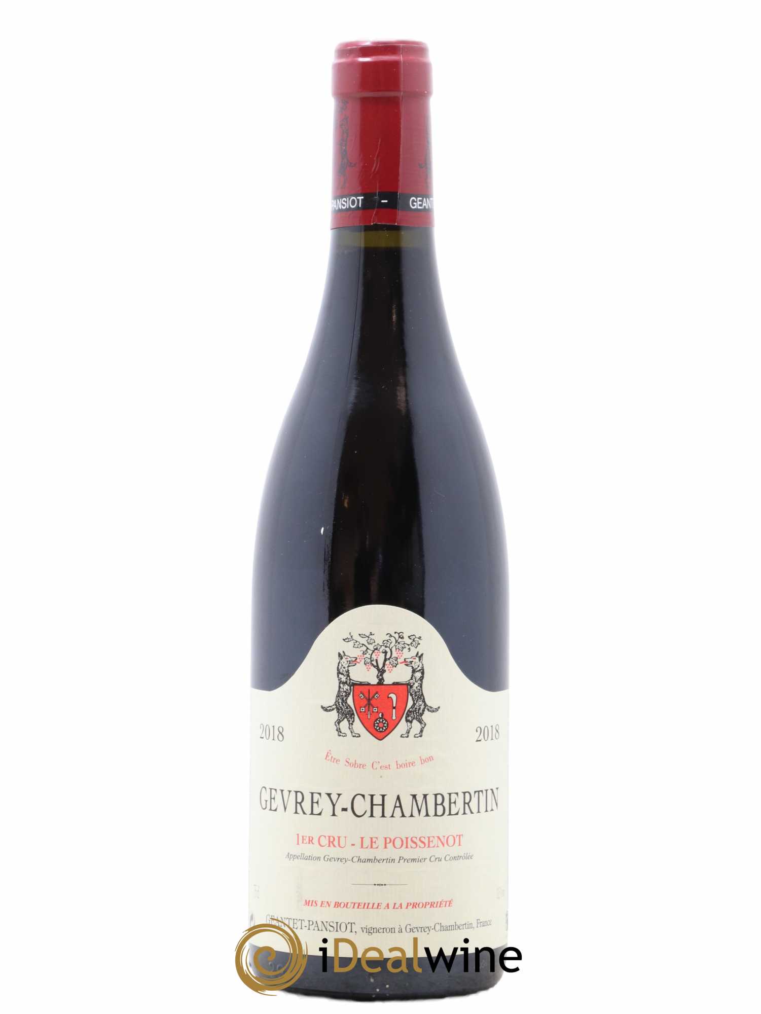 Gevrey-Chambertin 1er Cru Le Poissenot Geantet-Pansiot 2018 - Lot de 1 bouteille - 0