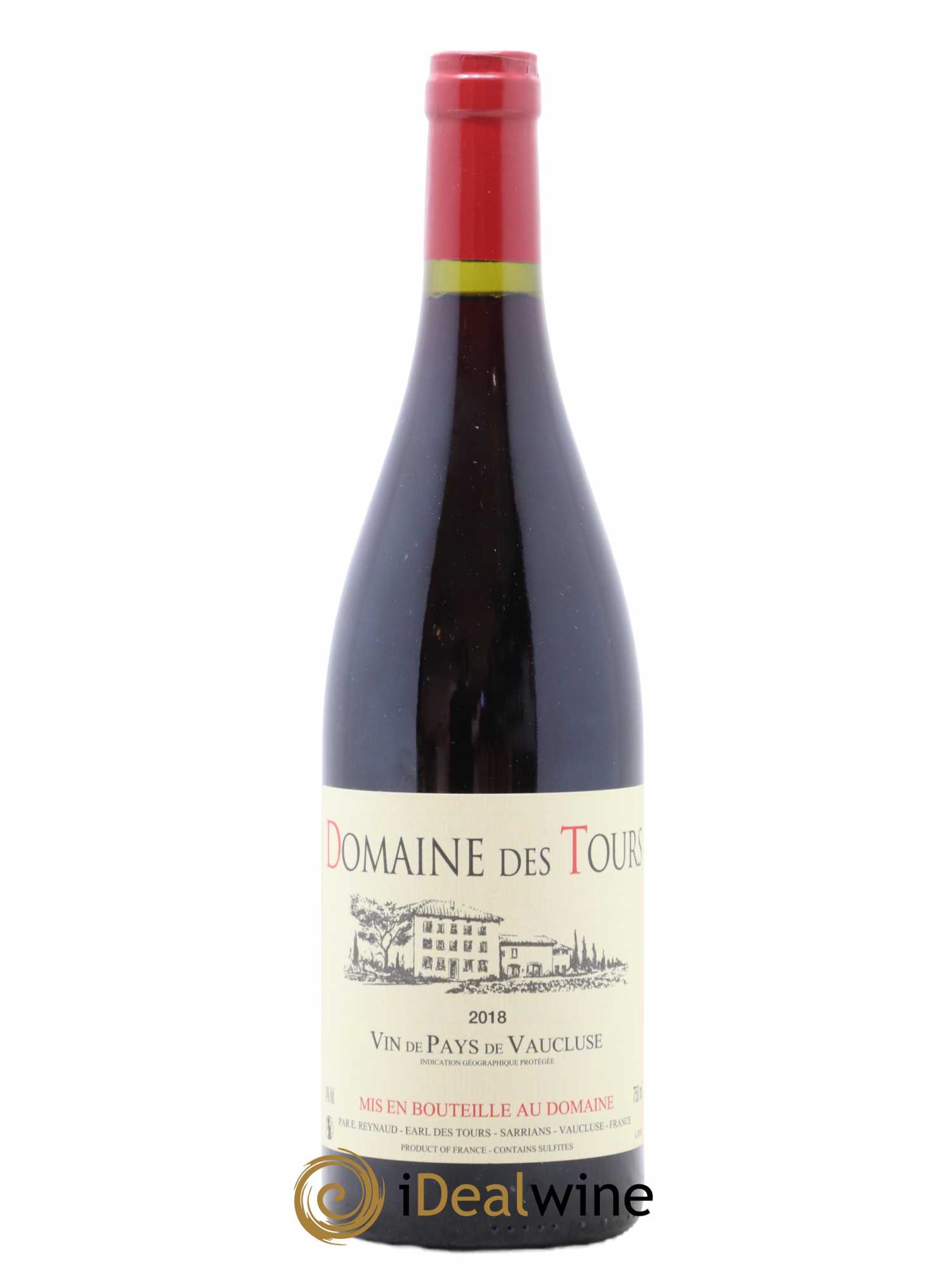 Vaucluse (Vin de Pays de Vaucluse) Domaine des Tours Emmanuel Reynaud 2018 - Lot de 1 bouteille - 0