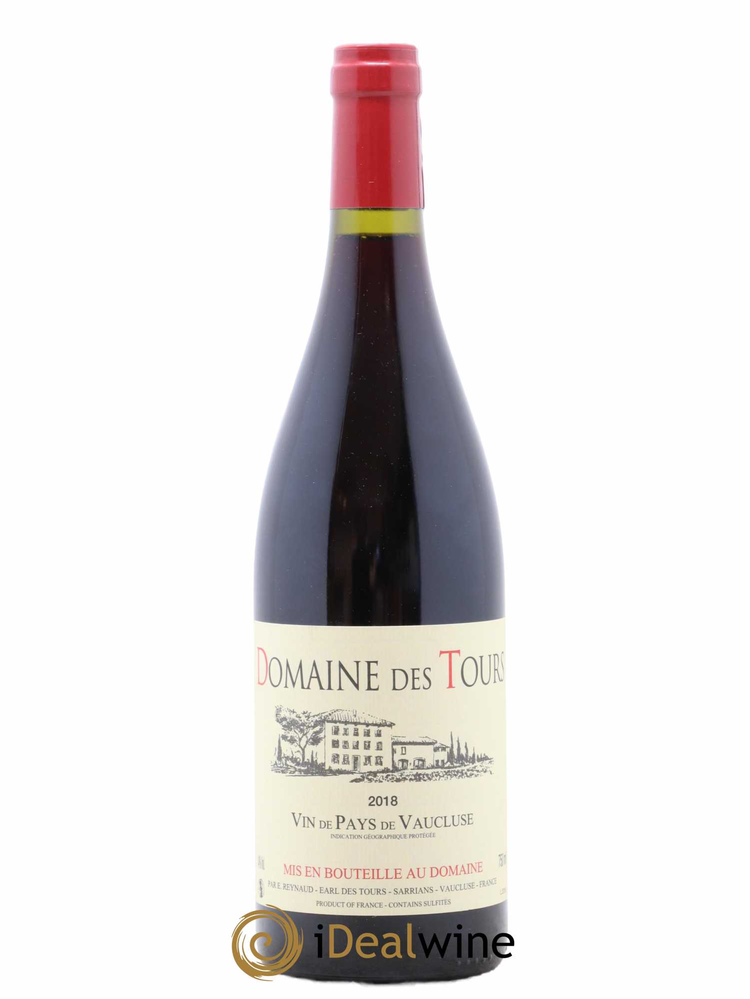 Vaucluse (Vin de Pays de Vaucluse) Domaine des Tours Emmanuel Reynaud 2018 - Lot de 1 bouteille - 0
