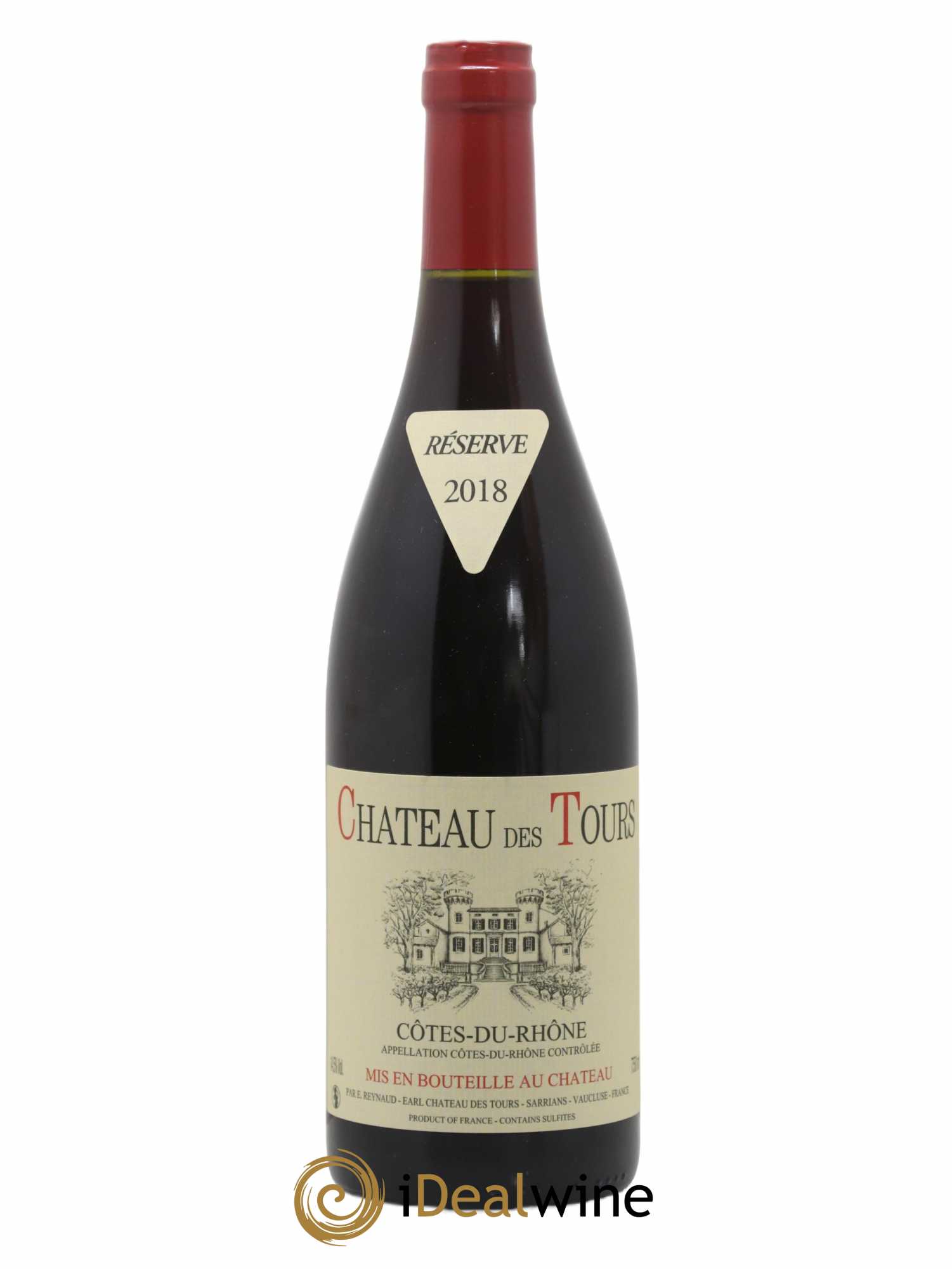 Côtes-du-Rhône Château des Tours Emmanuel Reynaud 2018 - Lot de 1 bouteille - 0