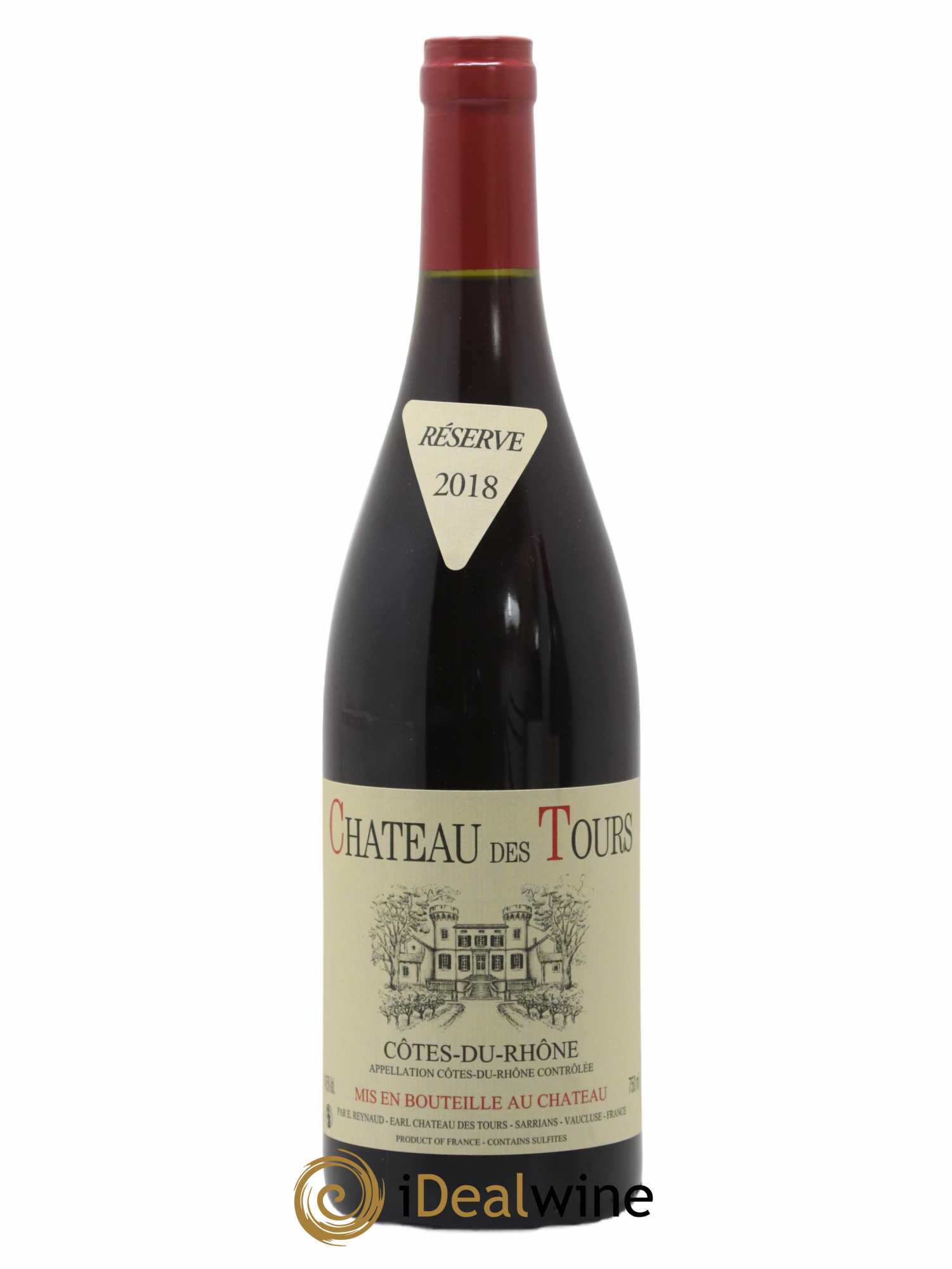 Côtes-du-Rhône Château des Tours Emmanuel Reynaud 2018 - Lot de 1 bouteille - 0