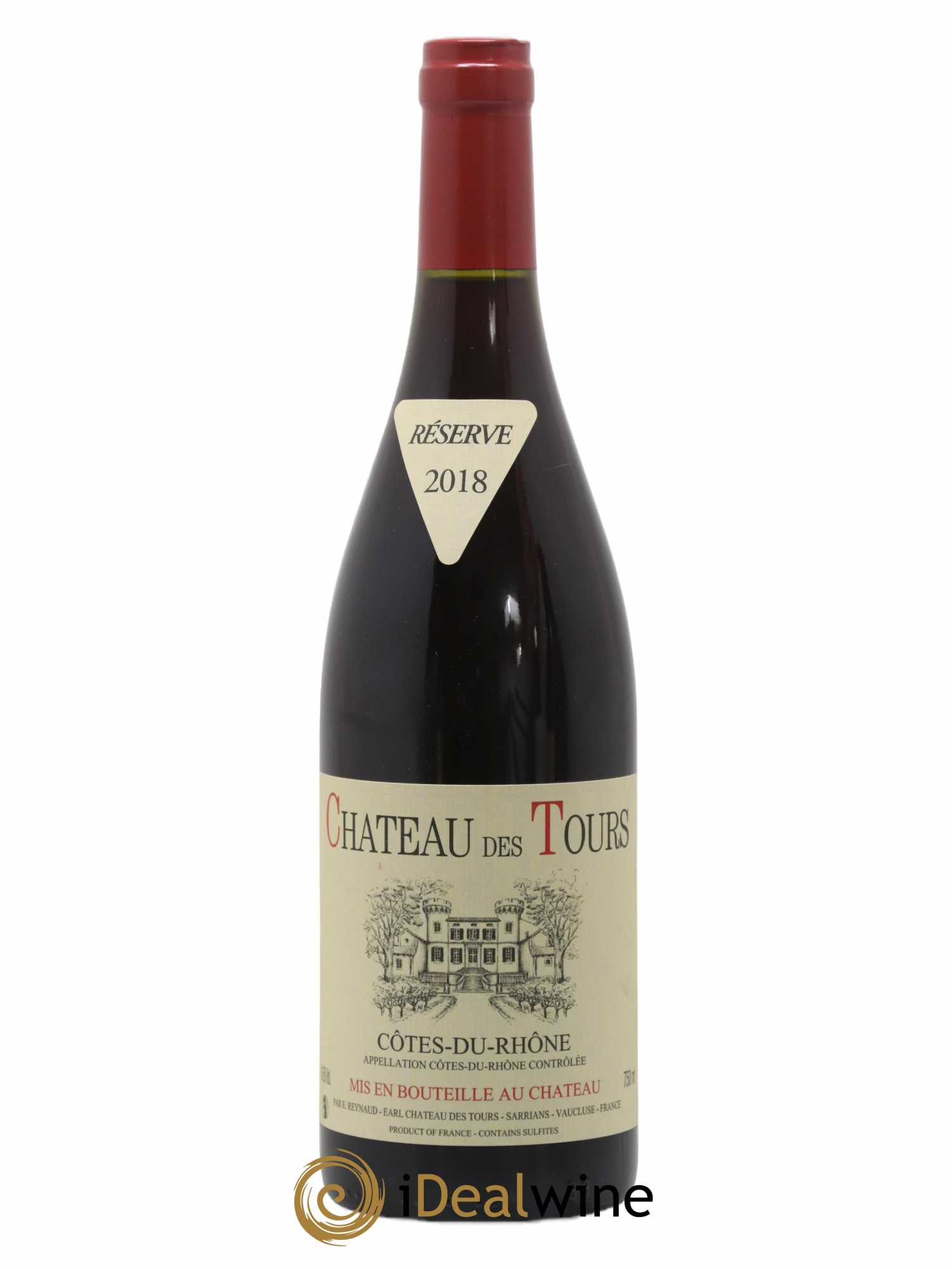 Côtes-du-Rhône Château des Tours Emmanuel Reynaud 2018 - Lot de 1 bouteille - 0
