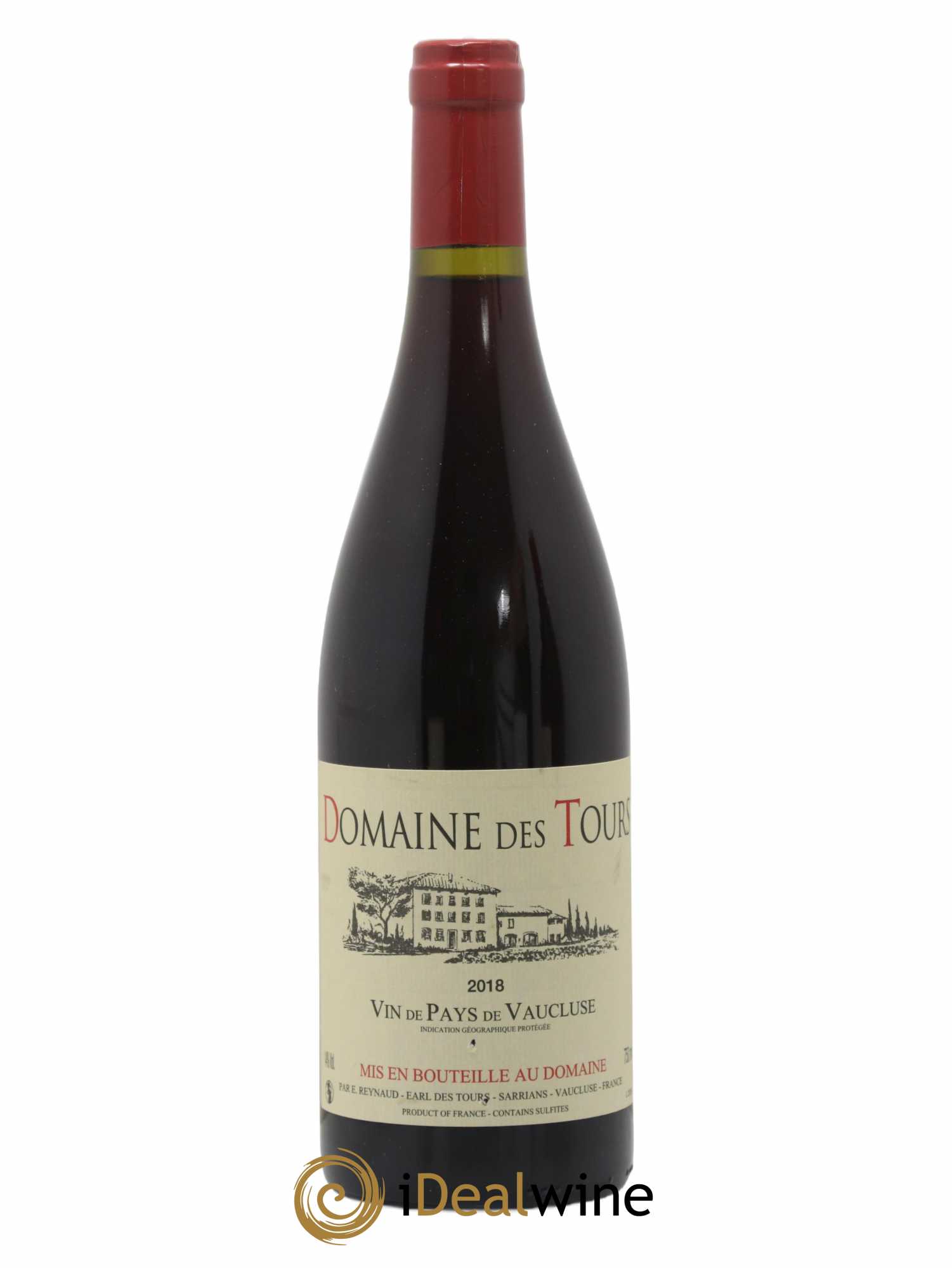 Vaucluse (Vin de Pays de Vaucluse) Domaine des Tours Emmanuel Reynaud 2018 - Lot de 1 bouteille - 0