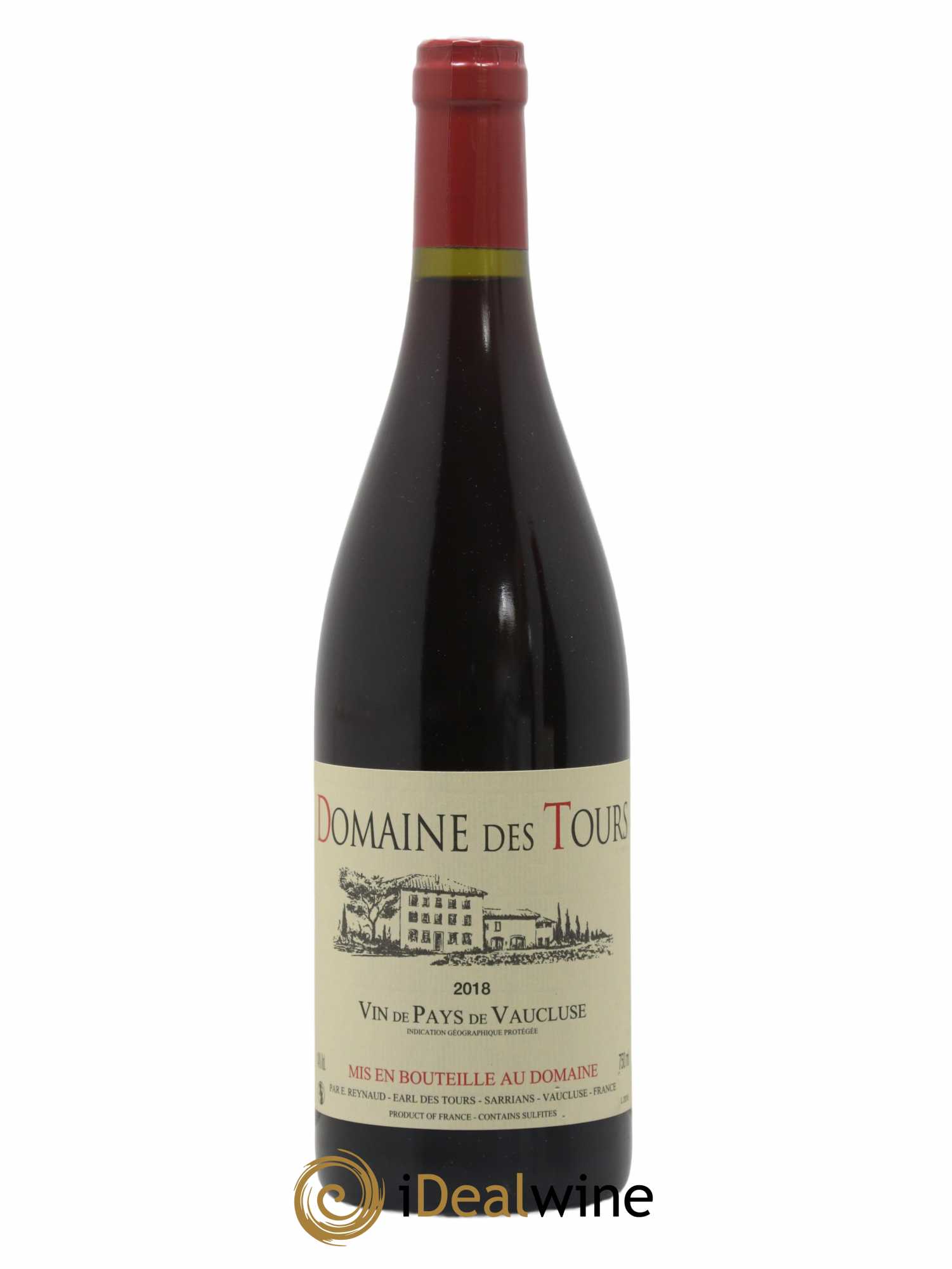 Vaucluse (Vin de Pays de Vaucluse) Domaine des Tours Emmanuel Reynaud 2018 - Lot de 1 bouteille - 0