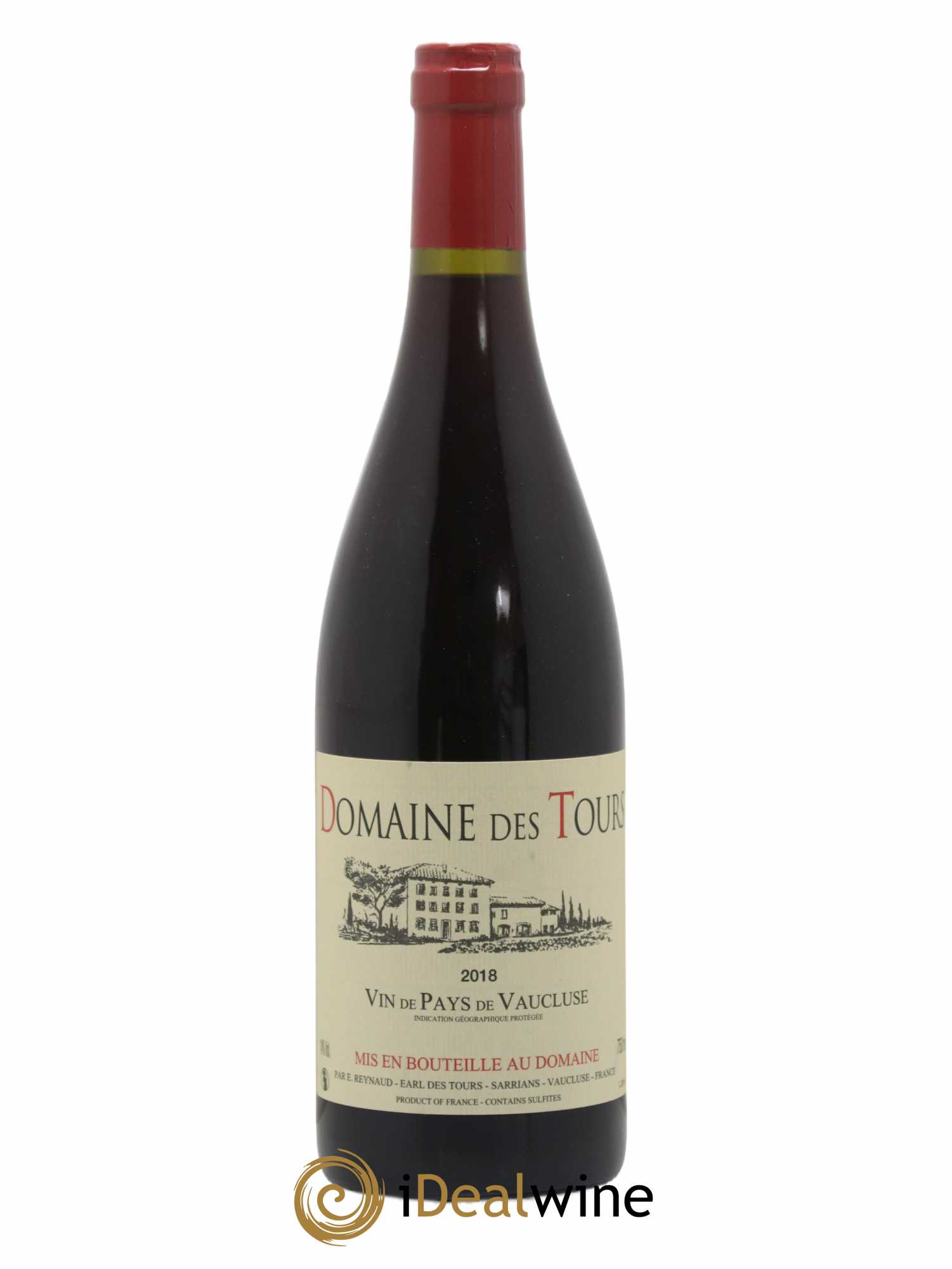 Vaucluse (Vin de Pays de Vaucluse) Domaine des Tours Emmanuel Reynaud 2018 - Lot de 1 bouteille - 0