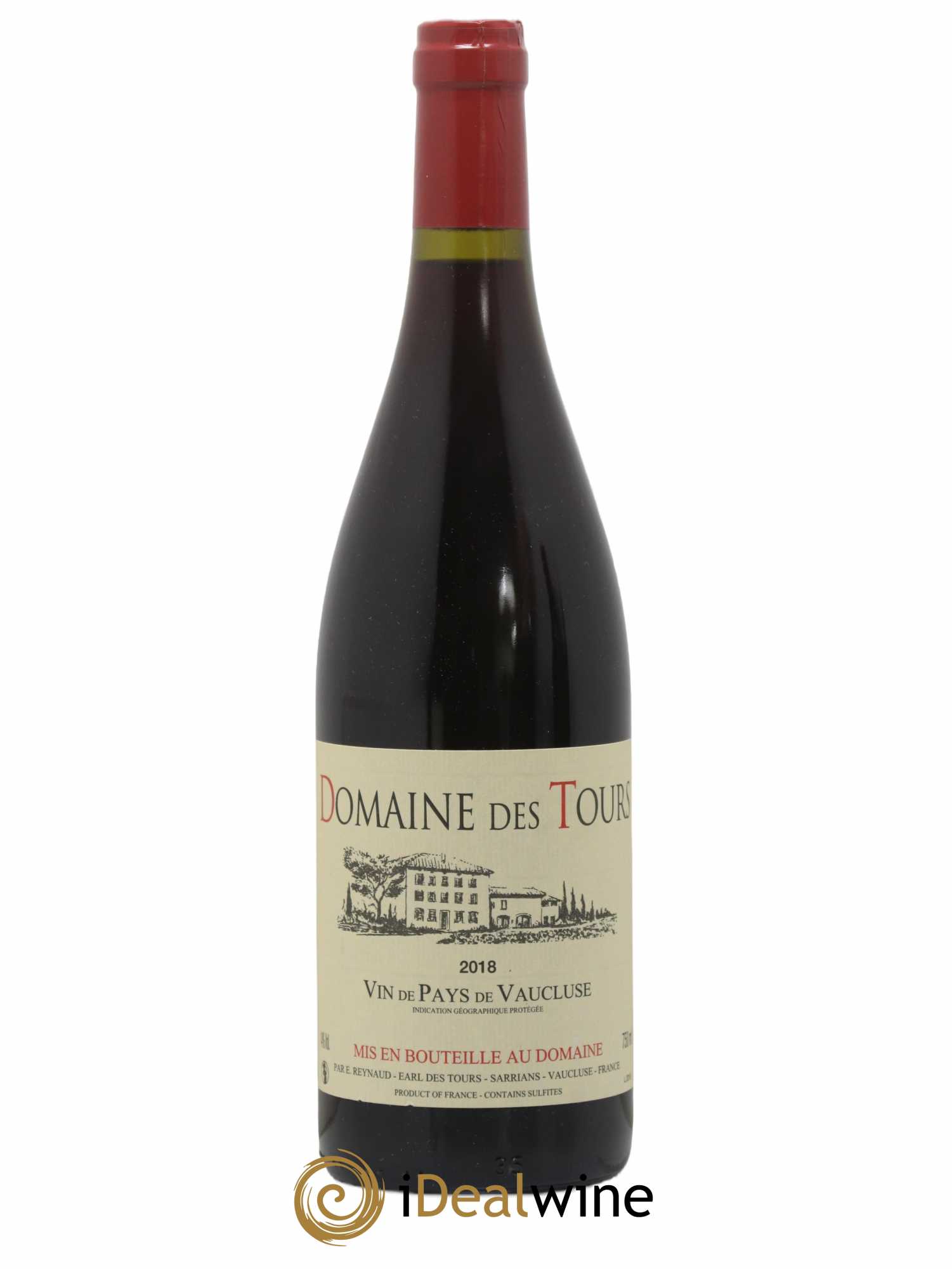 Vaucluse (Vin de Pays de Vaucluse) Domaine des Tours Emmanuel Reynaud 2018 - Lot de 1 bouteille - 0