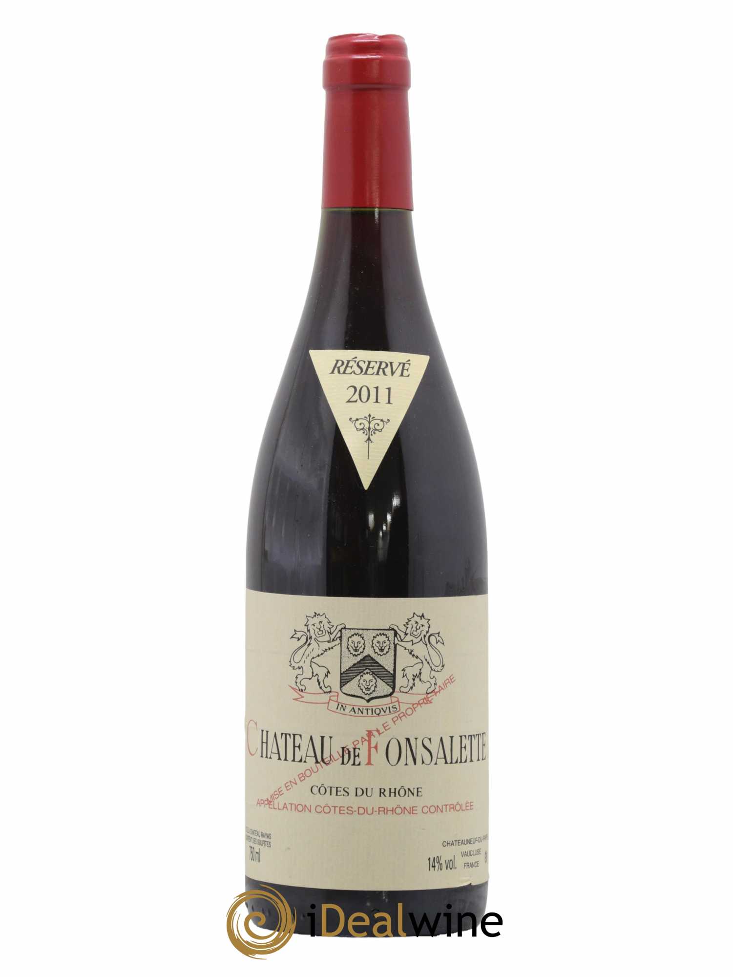 Côtes-du-Rhône Château de Fonsalette Emmanuel Reynaud 2011 - Lot de 1 bouteille - 0