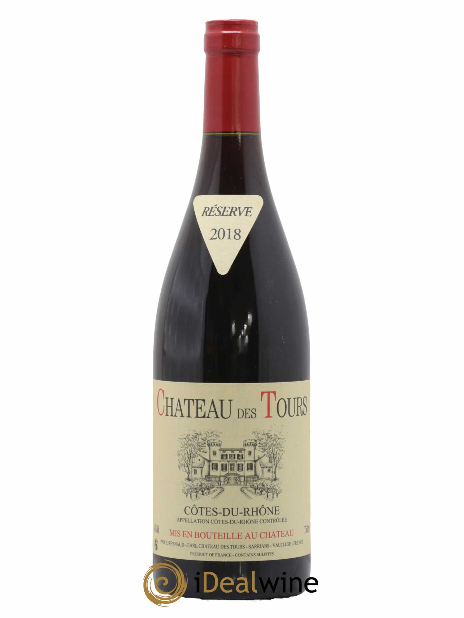 Côtes-du-Rhône Château des Tours Emmanuel Reynaud 2018 - Lot de 1 bouteille - 0