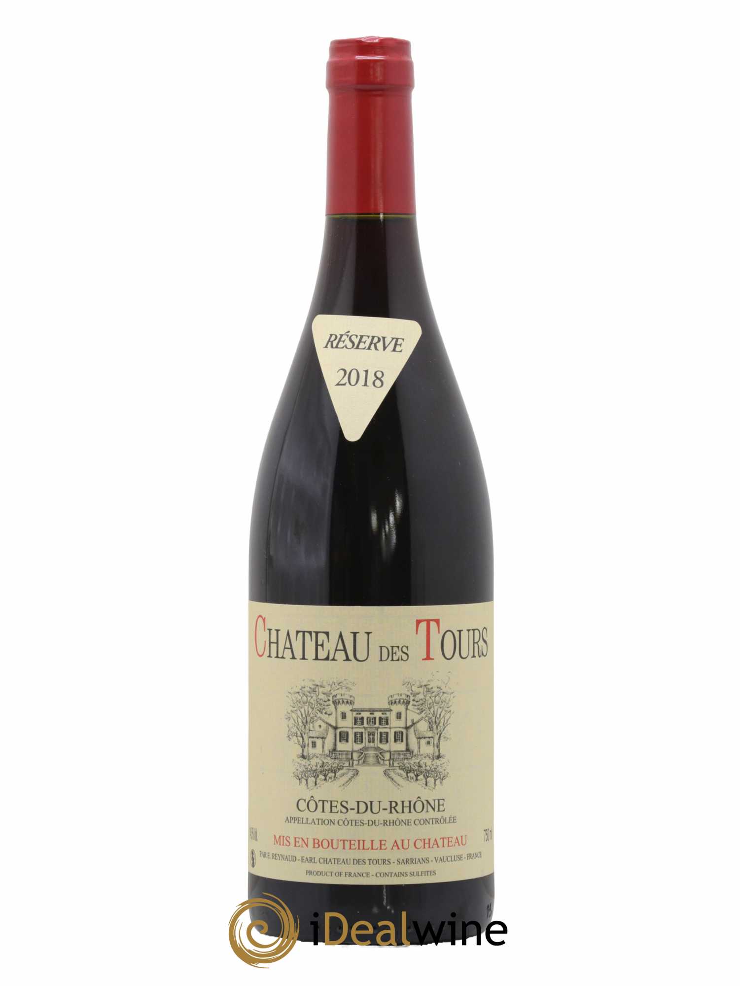 Côtes-du-Rhône Château des Tours Emmanuel Reynaud 2018 - Lot de 1 bouteille - 0