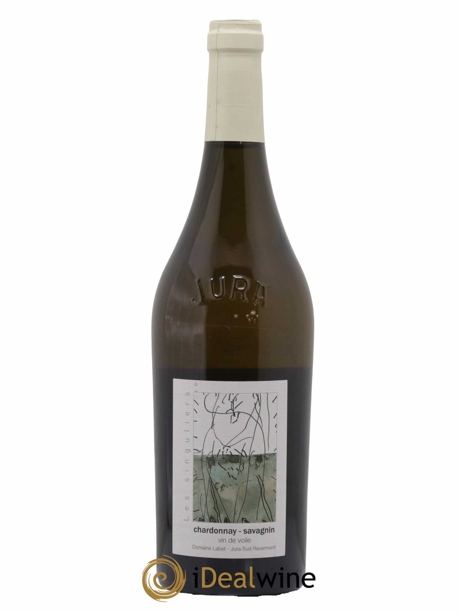 Côtes du Jura Vin de Voile Chardonnay-Savagnin cuvée de garde Romain - Julien - Charline Labet 2019 - Lot de 1 bouteille - 0