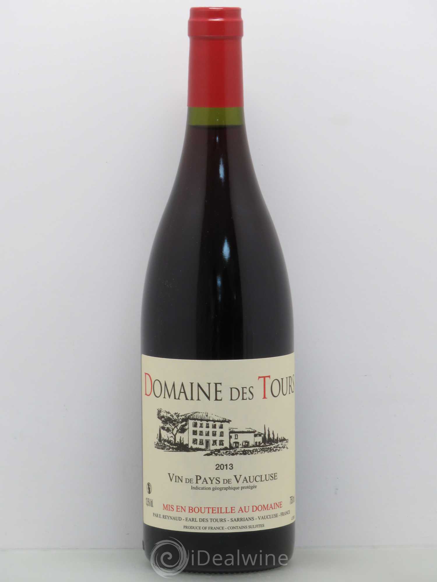 Vaucluse (Vin de Pays de Vaucluse) Domaine des Tours Emmanuel Reynaud 2013 - Lot de 1 bouteille - 0