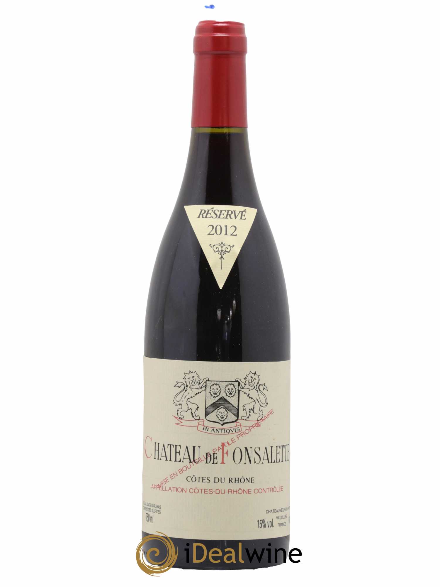 Côtes-du-Rhône Château de Fonsalette Emmanuel Reynaud 2012 - Lot de 1 bouteille - 0