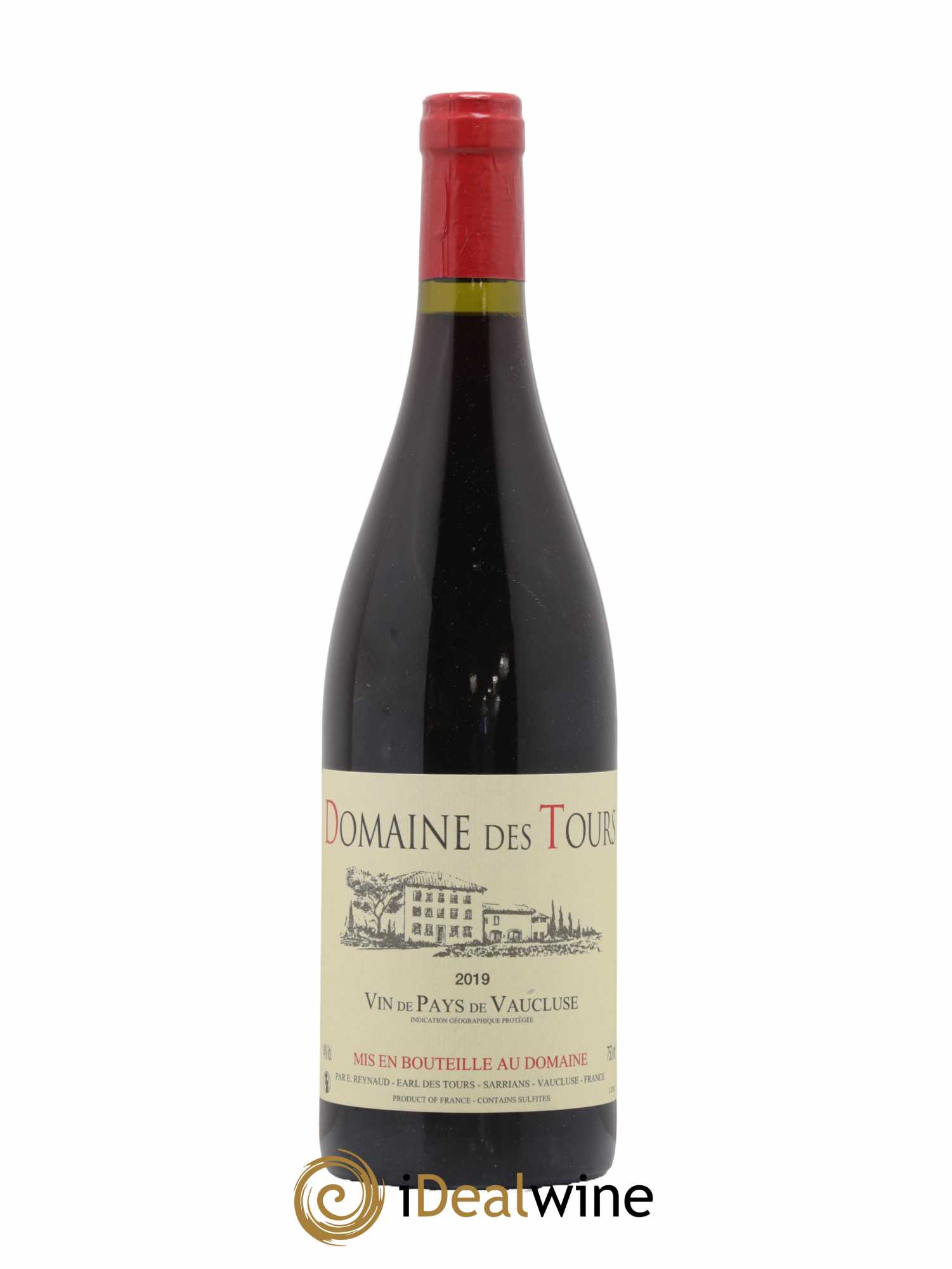 Vaucluse (Vin de Pays de Vaucluse) Domaine des Tours Emmanuel Reynaud 2019 - Lot de 1 bouteille - 0