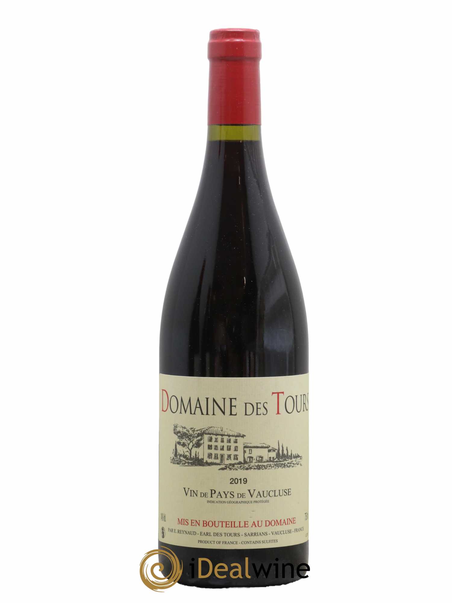Vaucluse (Vin de Pays de Vaucluse) Domaine des Tours Emmanuel Reynaud 2019 - Lot de 1 bouteille - 0