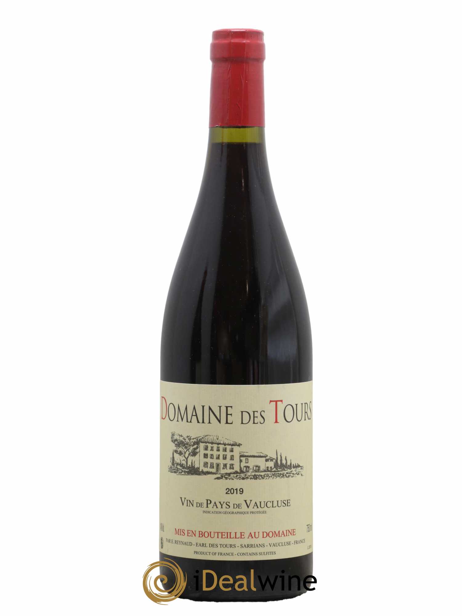 Vaucluse (Vin de Pays de Vaucluse) Domaine des Tours Emmanuel Reynaud 2019 - Lot de 1 bouteille - 0
