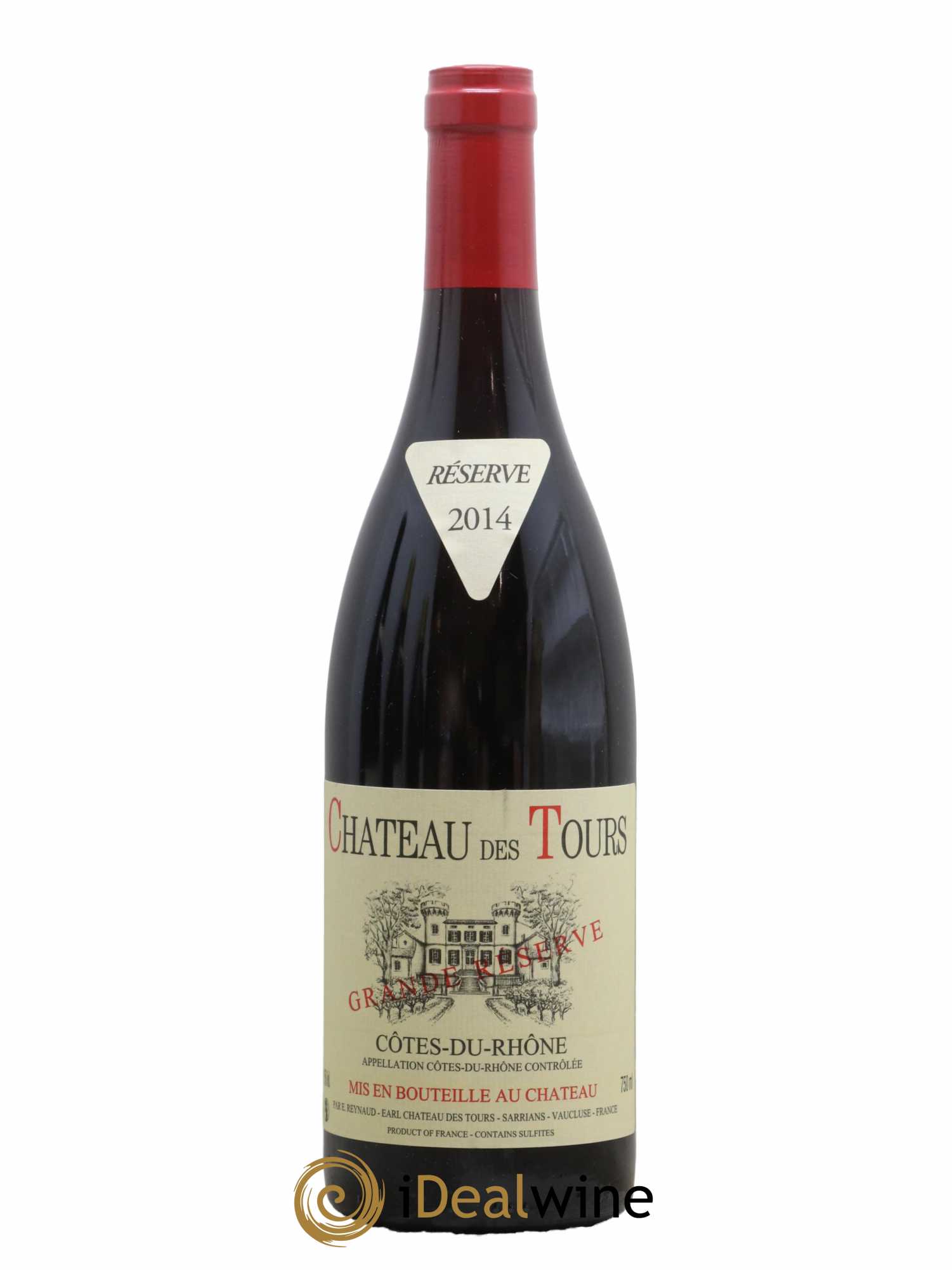Côtes-du-Rhône Château des Tours Grande Réserve Emmanuel Reynaud 2014 - Lot de 1 bouteille - 0