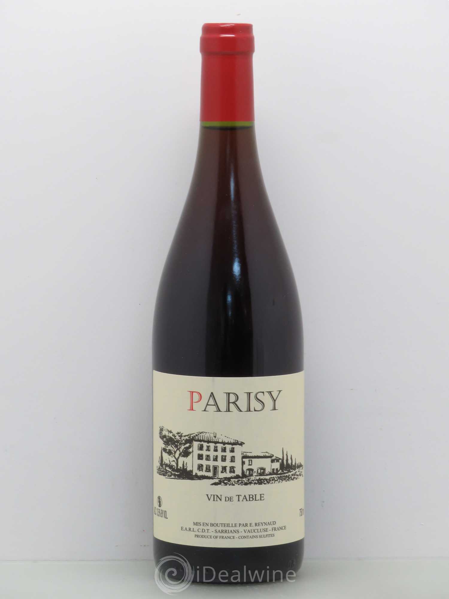 Vin de Table Parisy Emmanuel Reynaud - Posten von 1 Flasche - 0